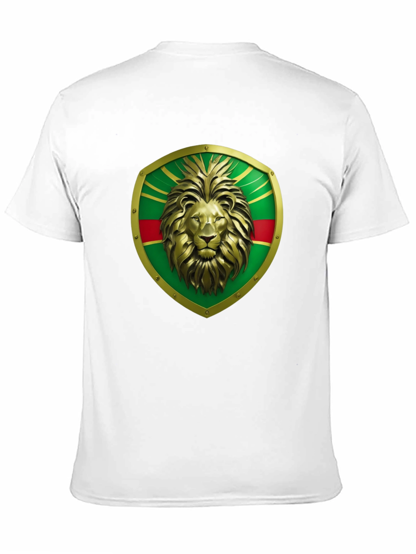Lion Shield Graphic Tee - Bold Statement T-Shirt