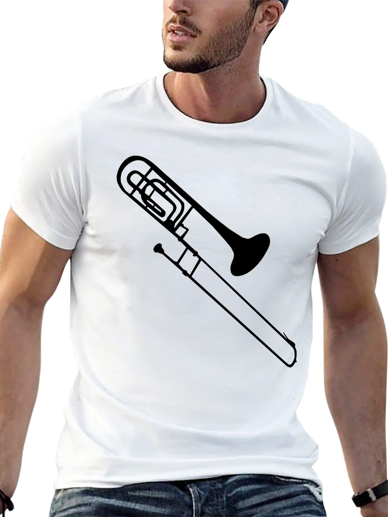 Trombone Graphic T-Shirt - Musicians Apparel