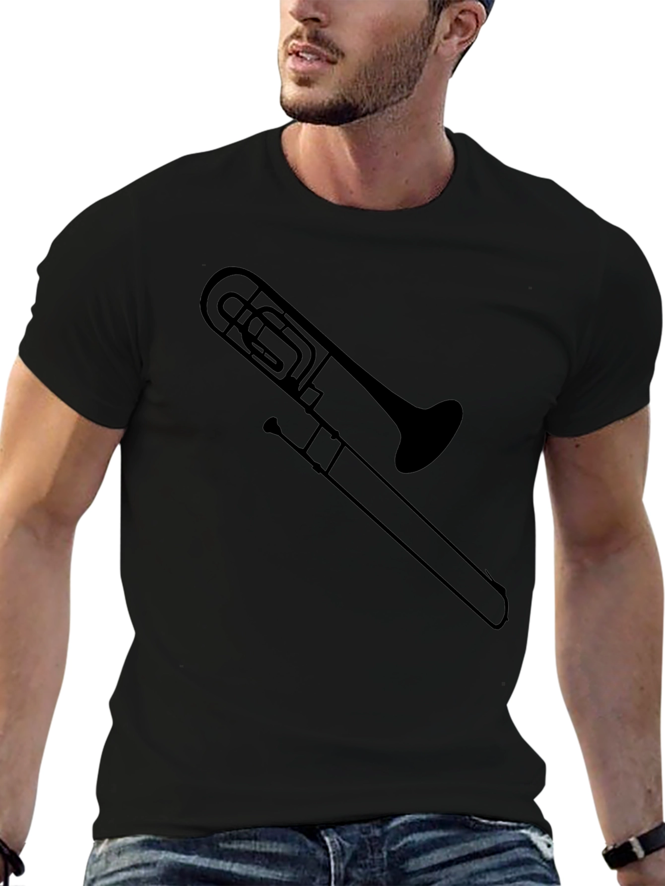 Trombone Graphic T-Shirt - Musicians Apparel