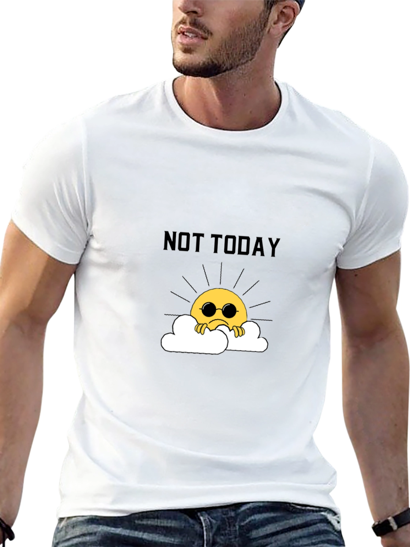 Not Today Funny Graphic T-Shirt