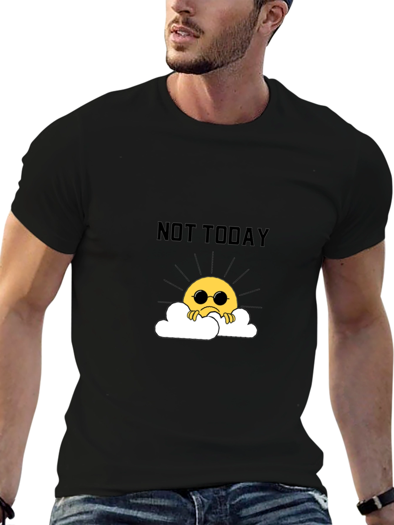 Not Today Funny Graphic T-Shirt