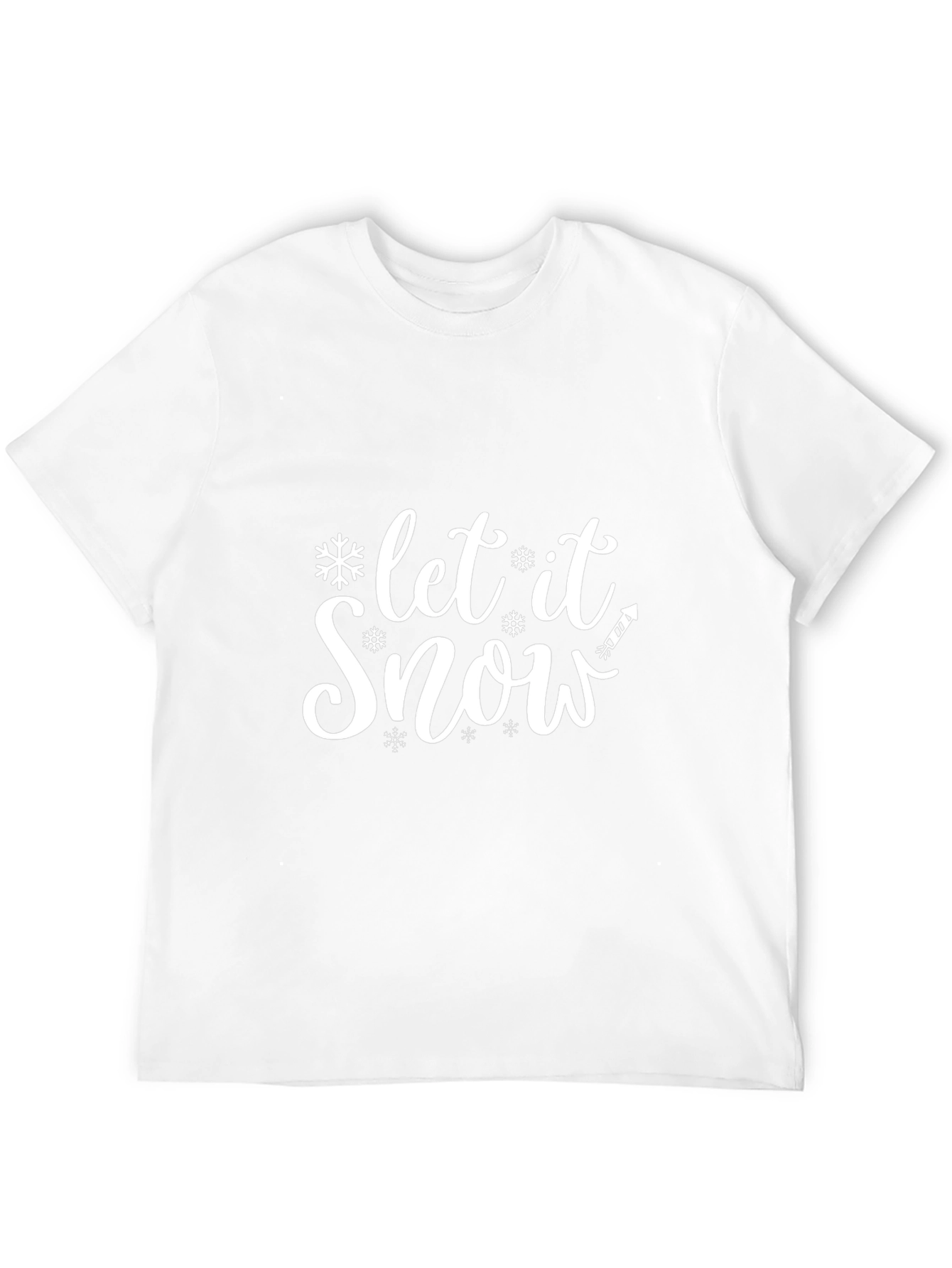 Let it Snow Graphic Tee - Holiday Winter T-Shirt