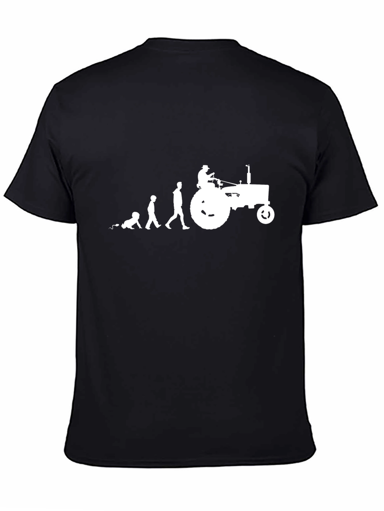 Tractor Evolution Mens T-Shirt - Farm Life Tee