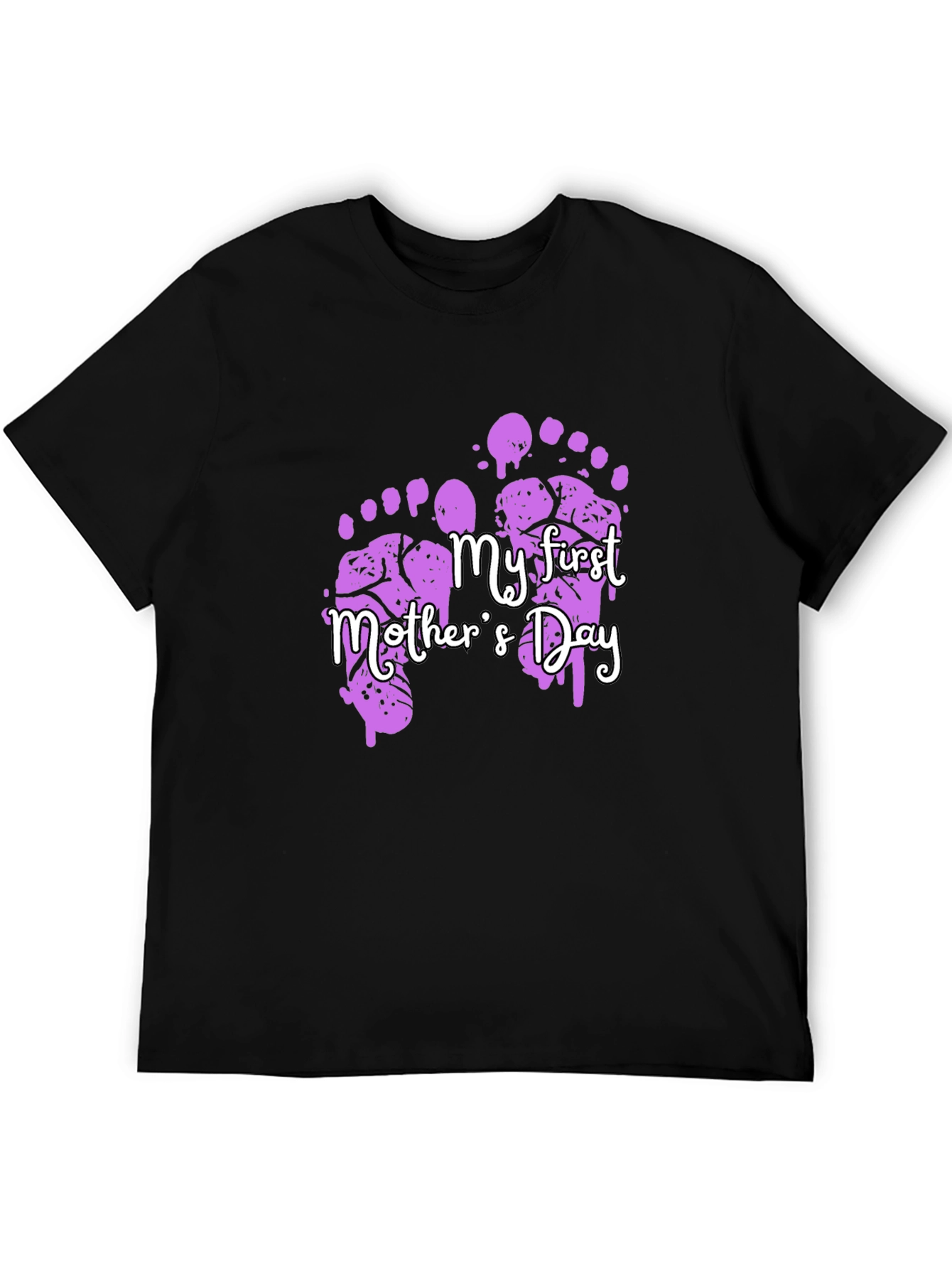 My First Mothers Day Footprint T-Shirt