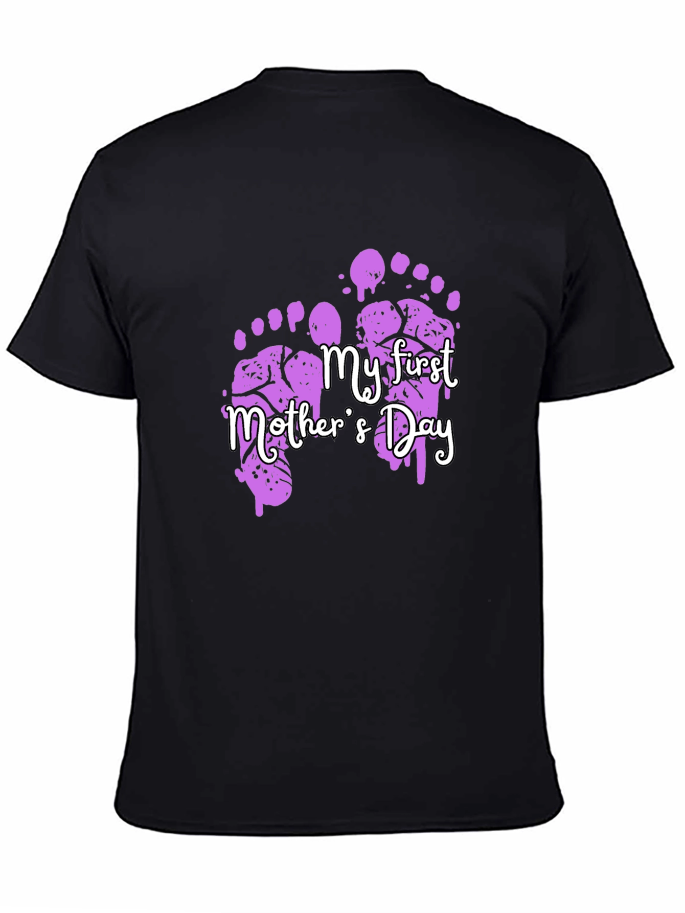 My First Mothers Day Footprint T-Shirt