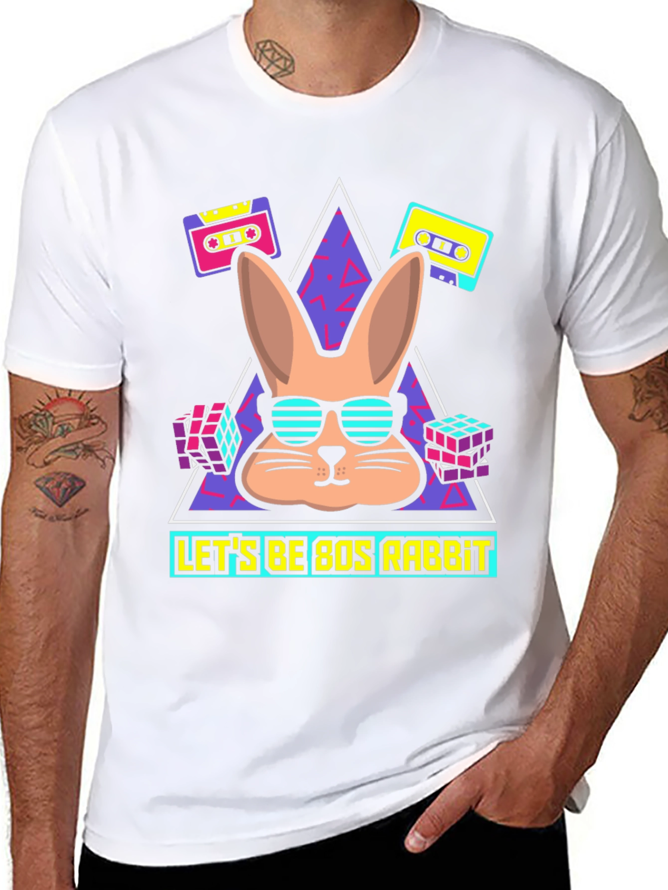 80s Rabbit Graphic Tee