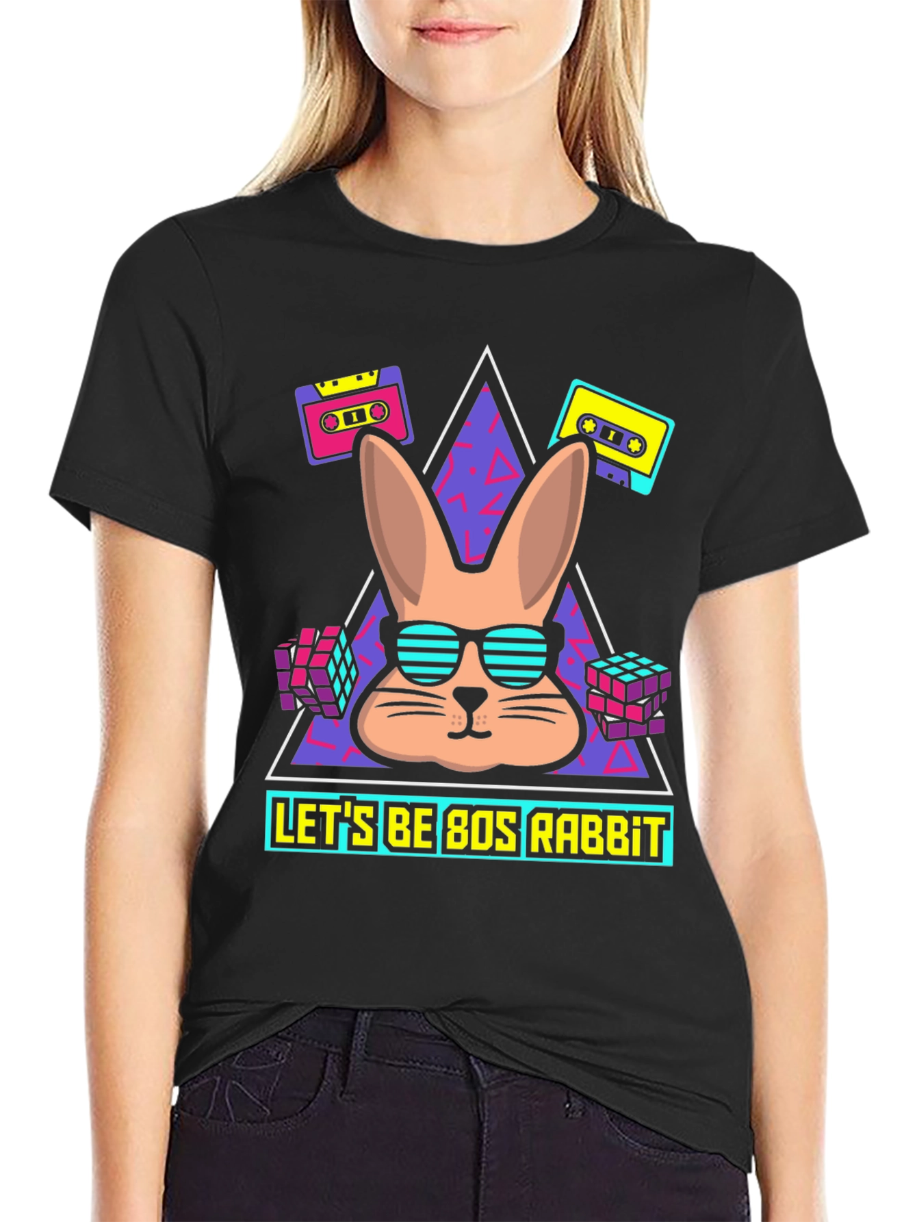 80s Rabbit Graphic Tee
