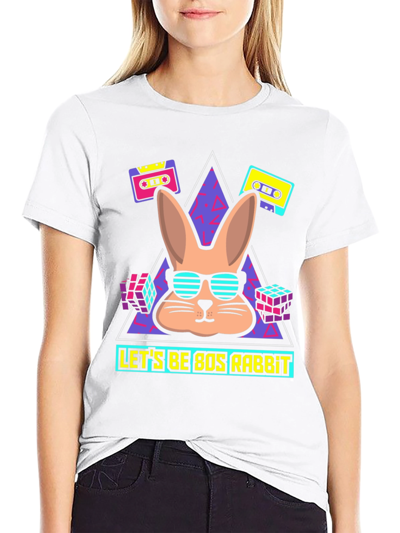 80s Rabbit Graphic Tee
