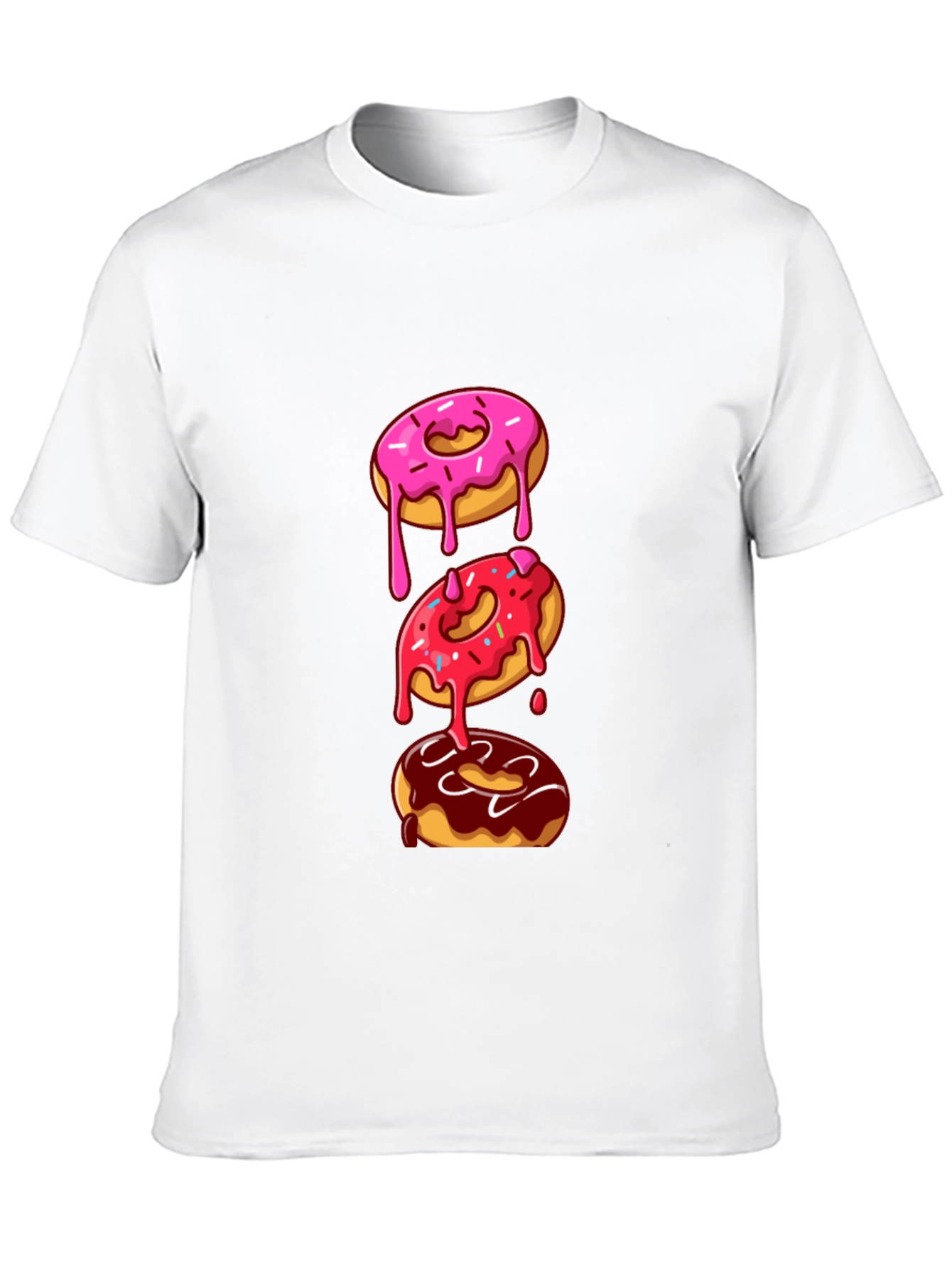 Donut Stack Graphic Tee - Fun & Trendy Style
