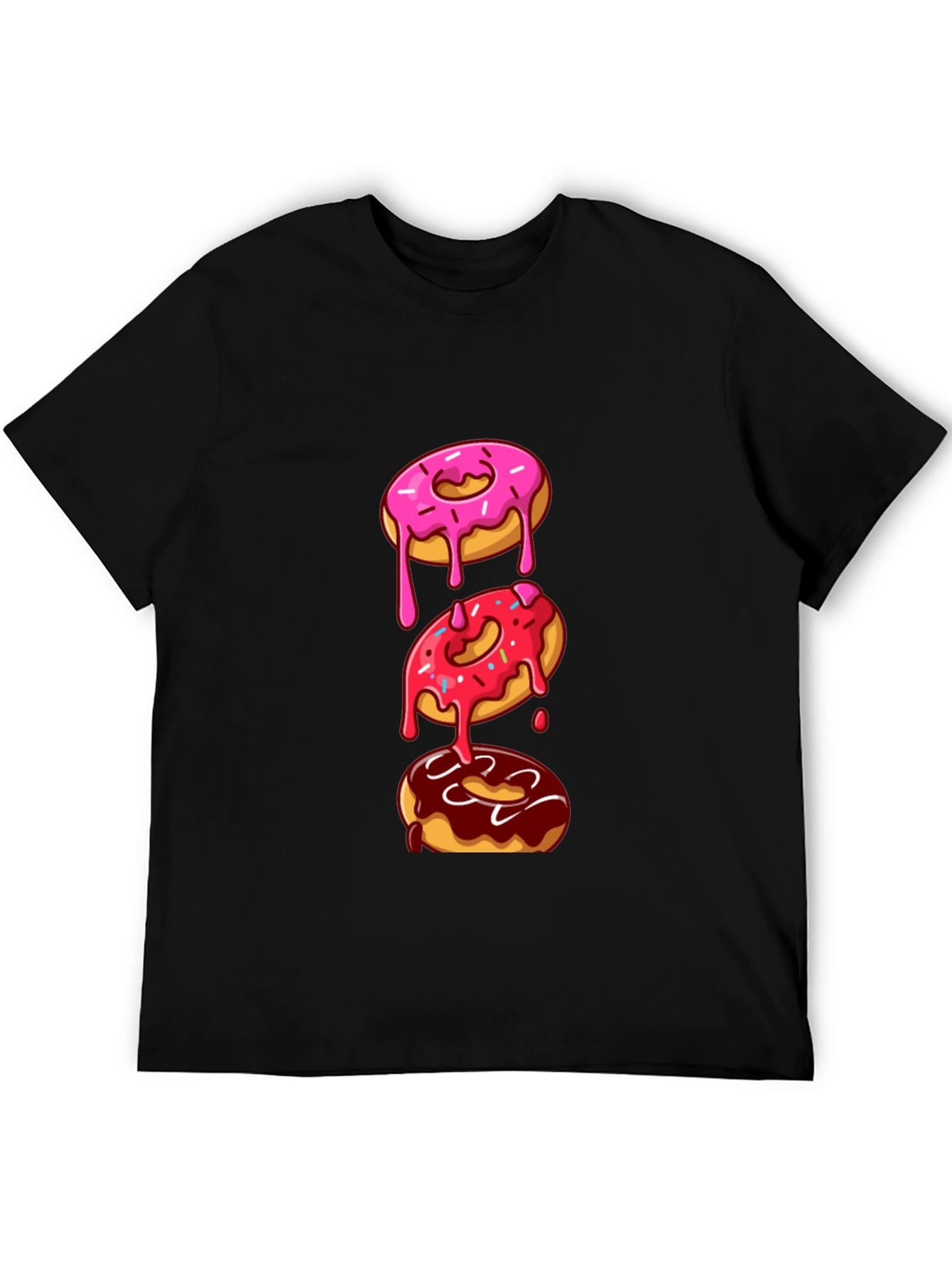 Donut Stack Graphic Tee - Fun & Trendy Style