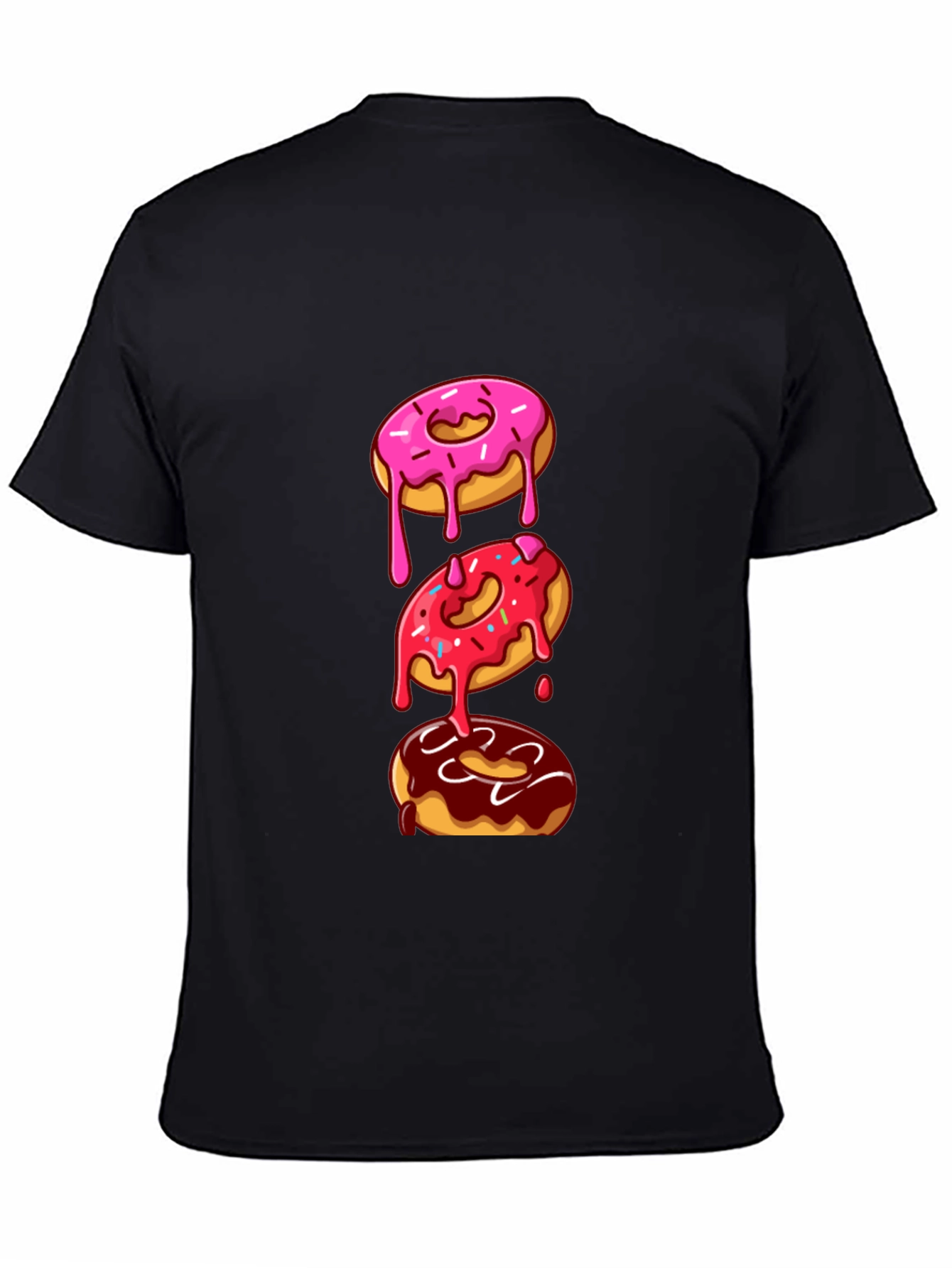 Donut Stack Graphic Tee - Fun & Trendy Style