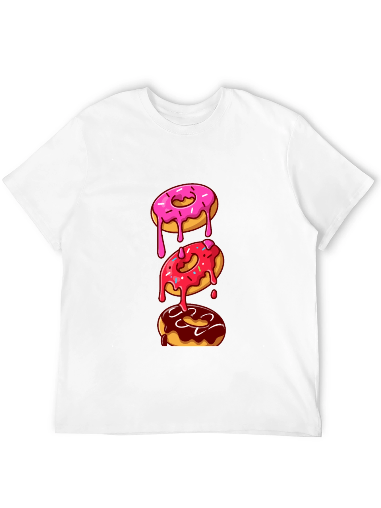Donut Stack Graphic Tee - Fun & Trendy Style
