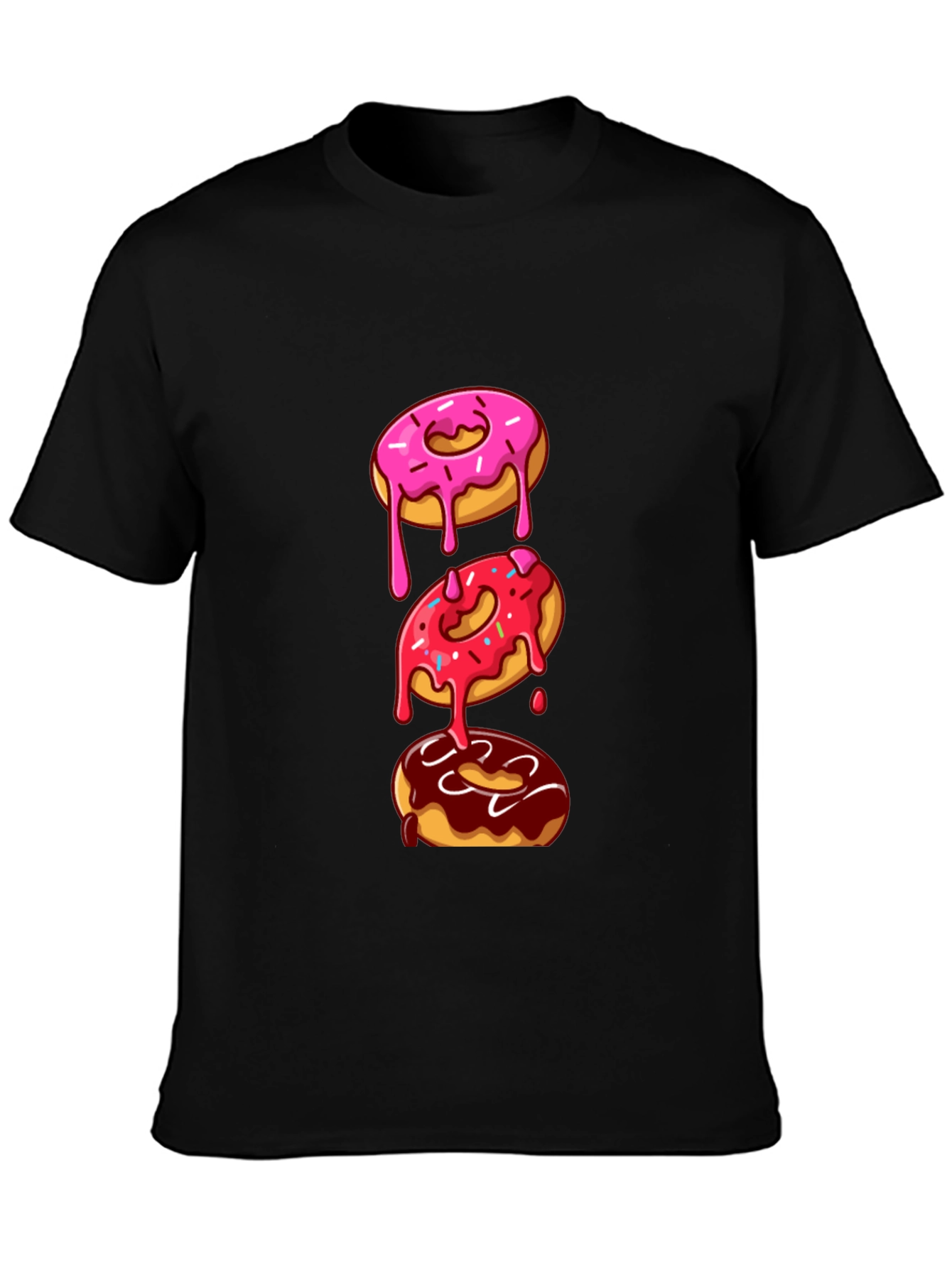 Donut Stack Graphic Tee - Fun & Trendy Style