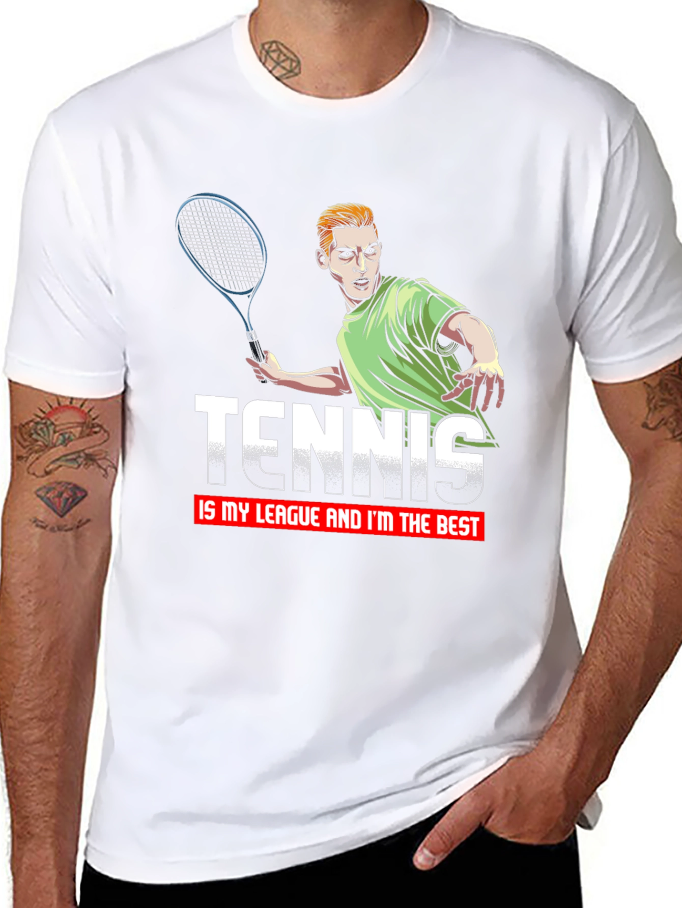 Tennis League Graphic T-Shirt