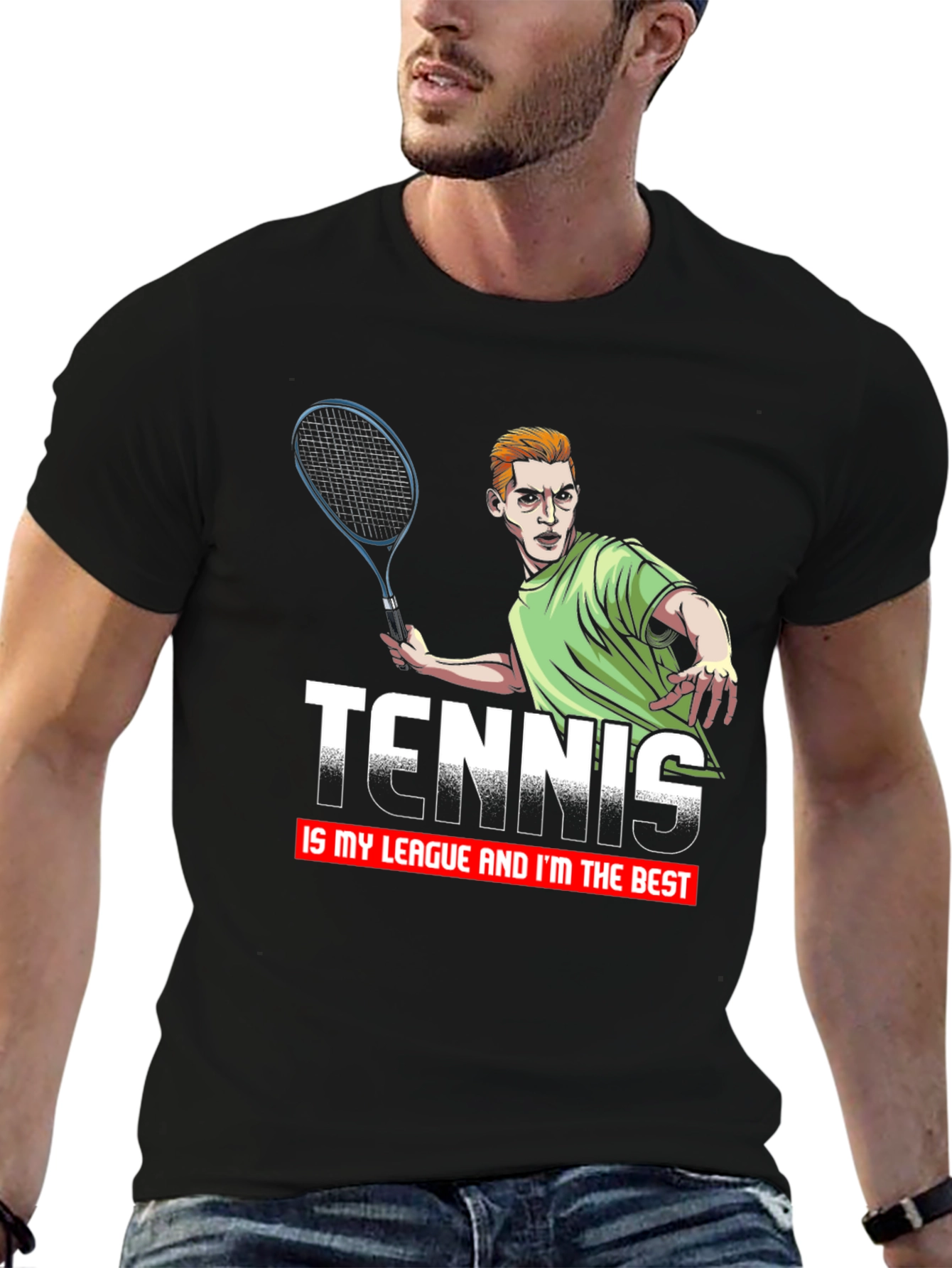 Tennis League Graphic T-Shirt