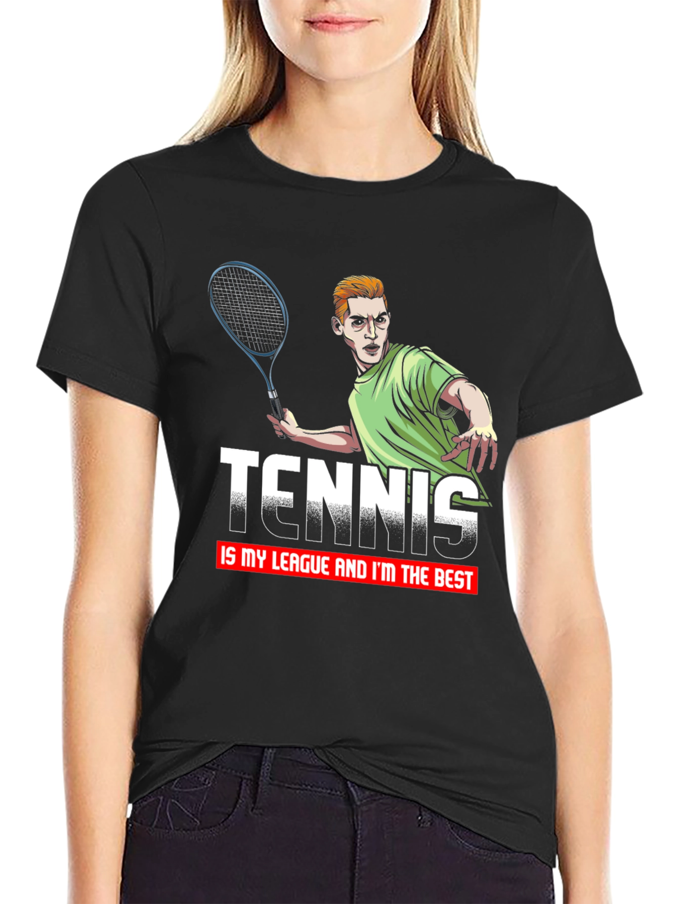 Tennis League Graphic T-Shirt
