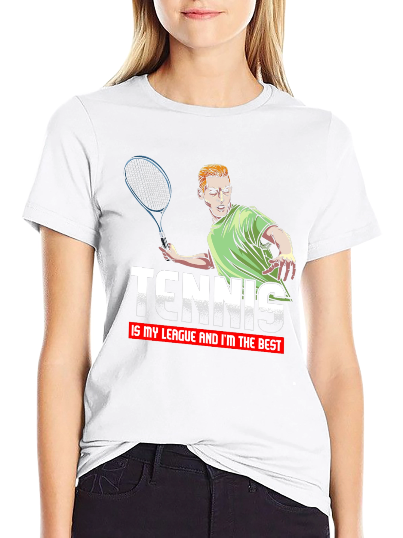 Tennis League Graphic T-Shirt