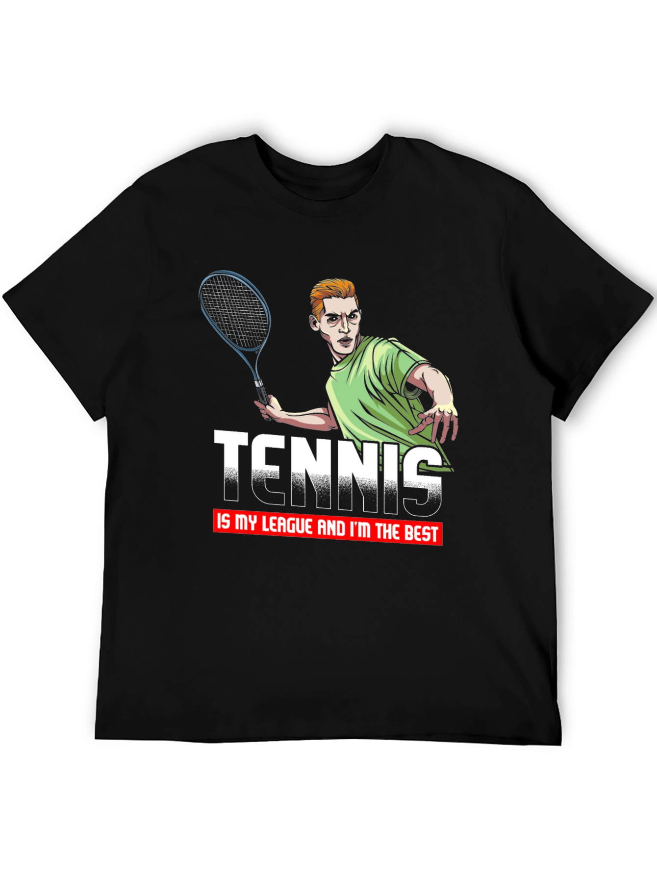 Tennis League Graphic T-Shirt