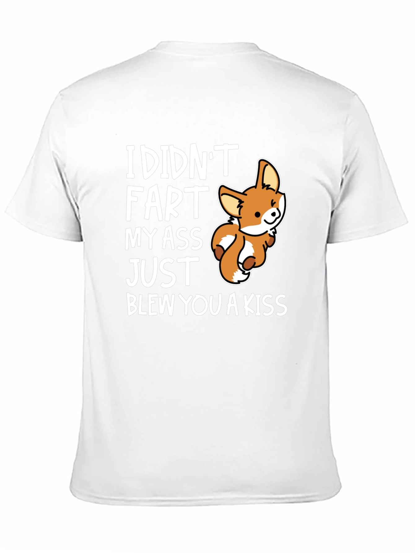 Funny Fox Graphic T-Shirt - I Didnt Fart