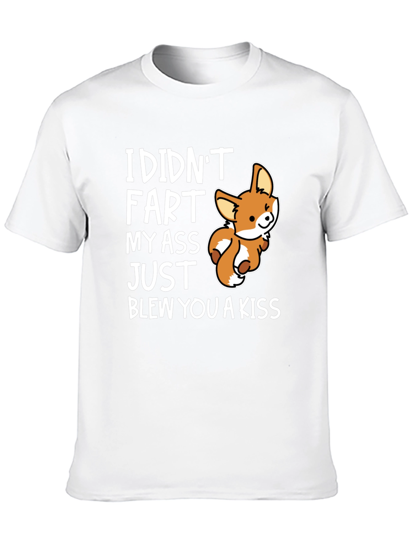 Funny Fox Graphic T-Shirt - I Didnt Fart