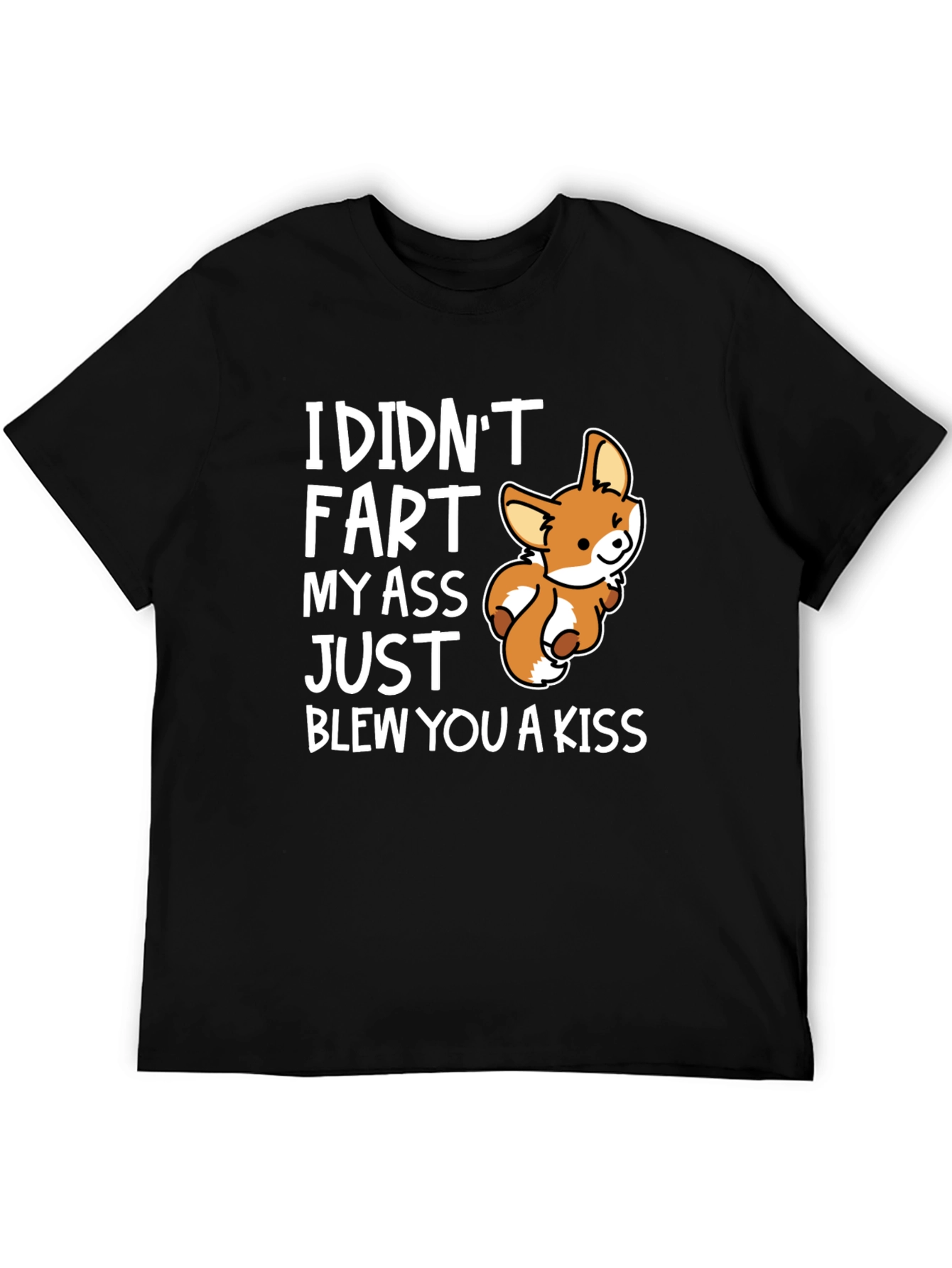 Funny Fox Graphic T-Shirt - I Didnt Fart