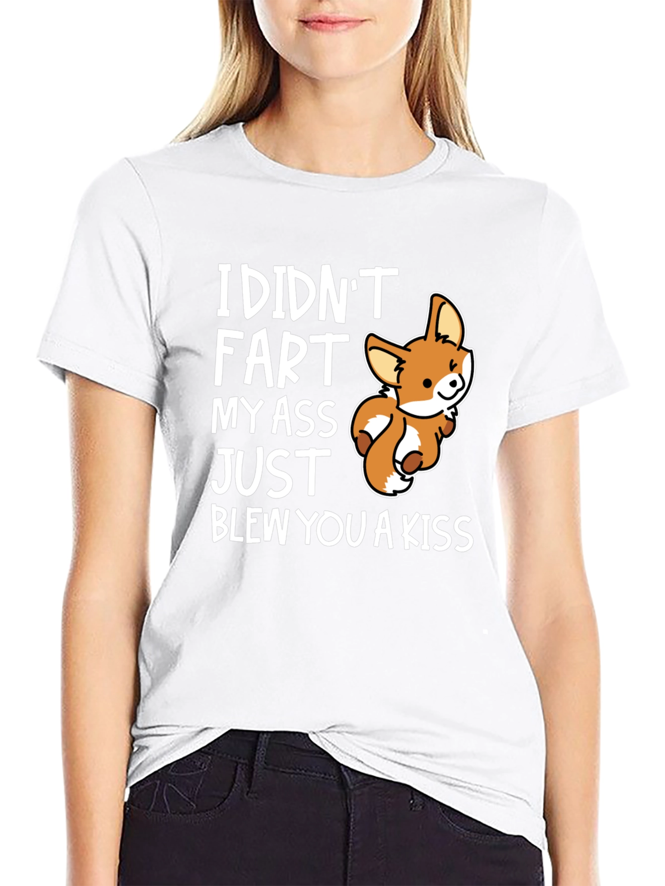 Funny Fox Graphic T-Shirt - I Didnt Fart