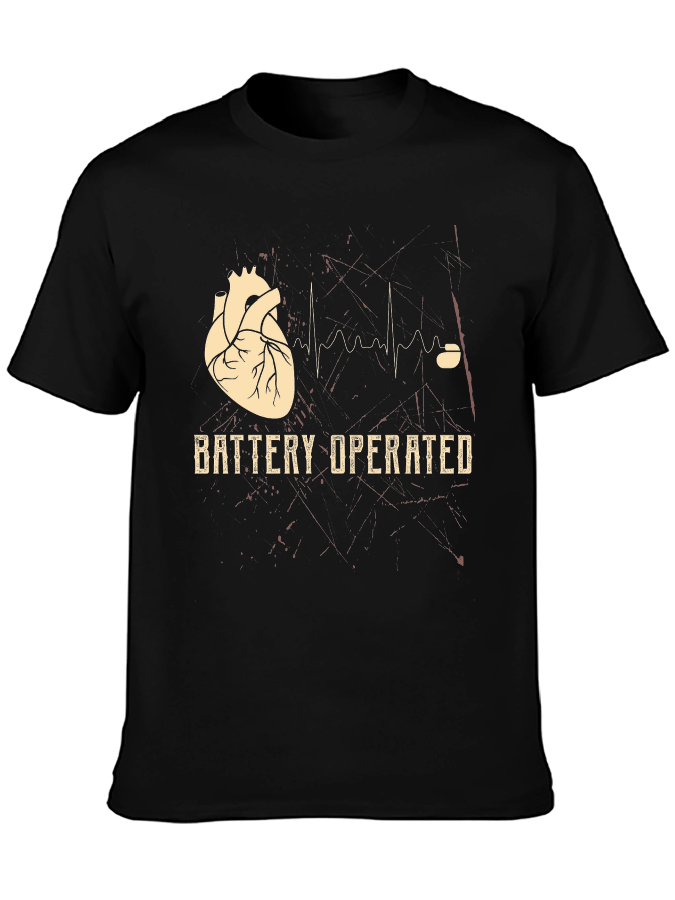 Battery Operated Heart Graphic Tee
