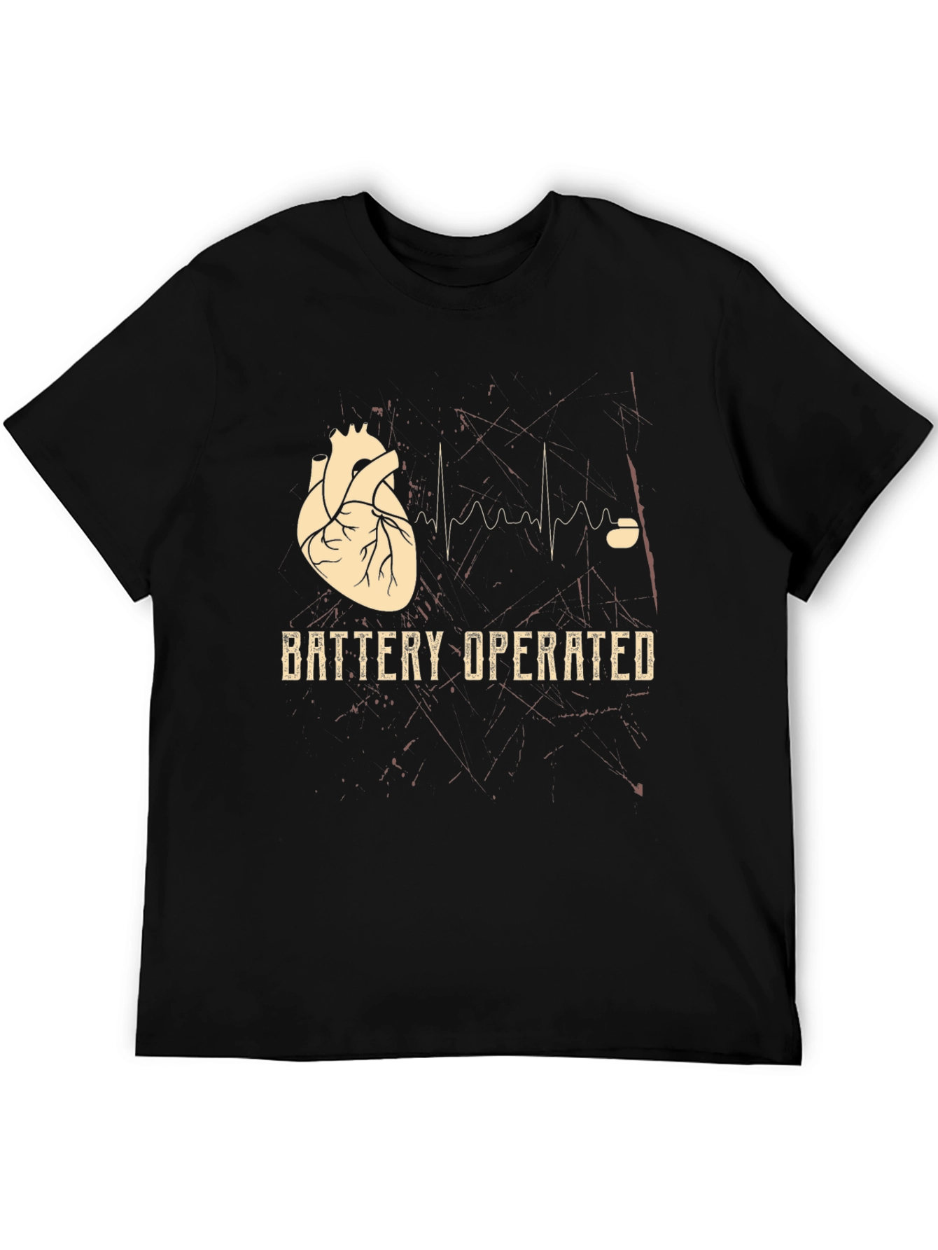 Battery Operated Heart Graphic Tee
