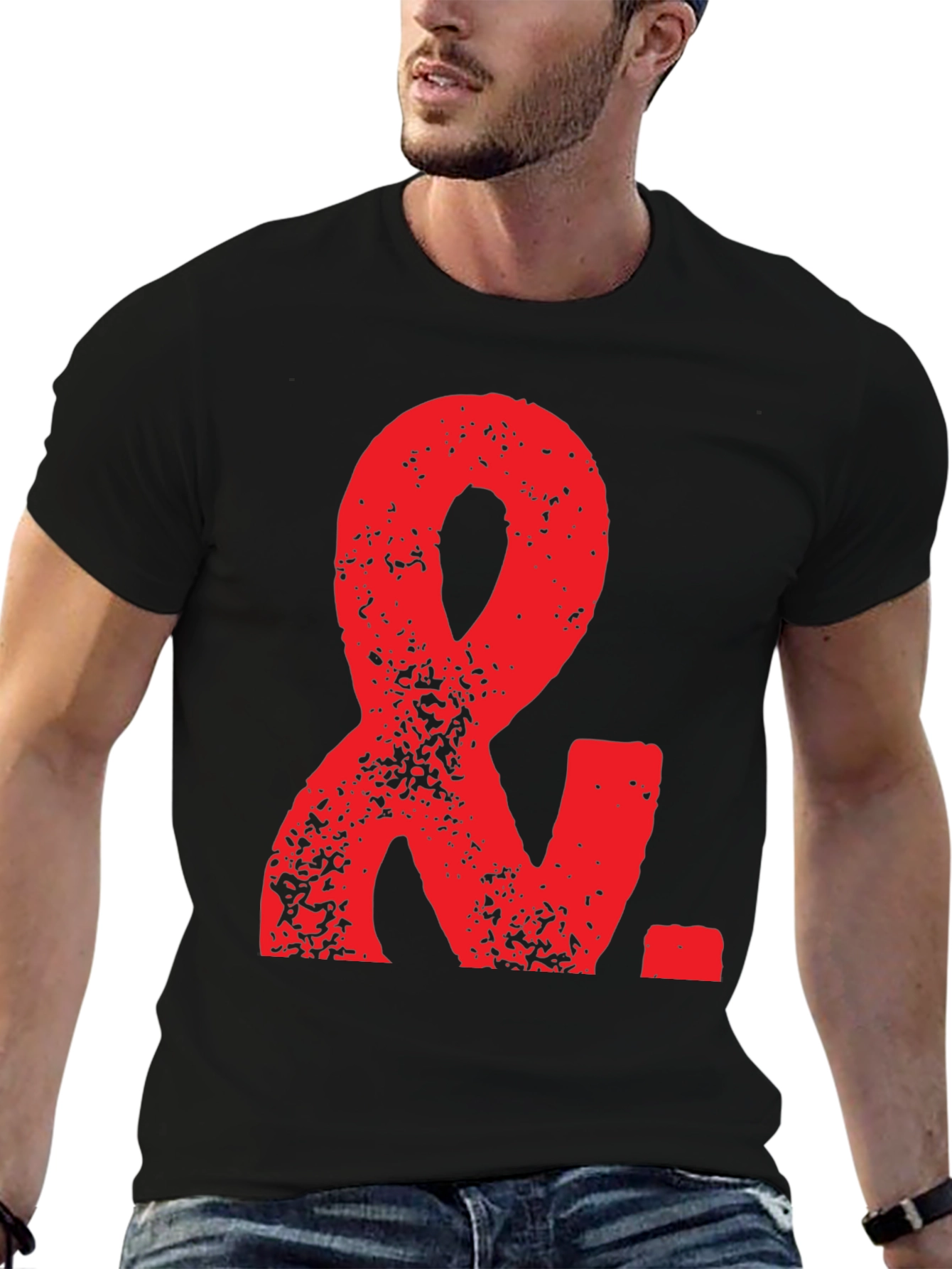Red Ampersand &. Black T-Shirt
