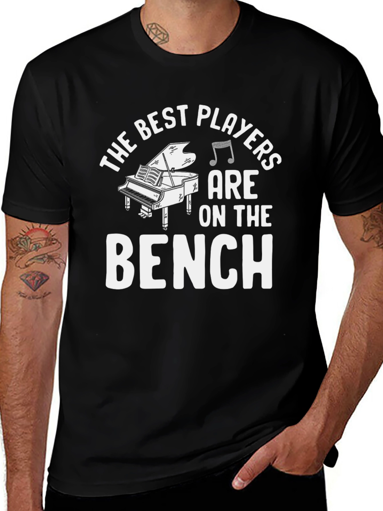 Best Players On The Bench Piano Music T-Shirt
