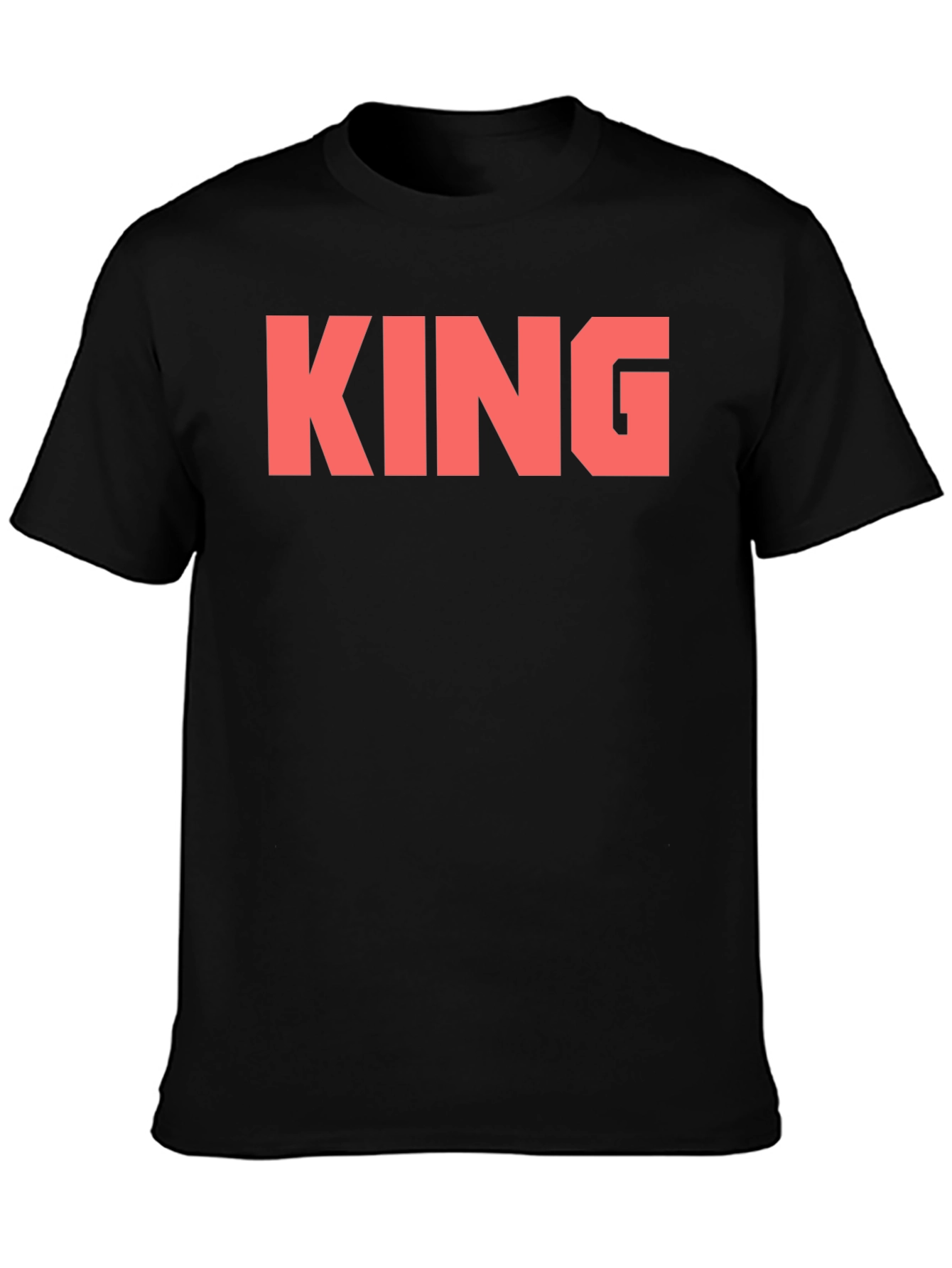 KING Bold Graphic Tee - Black