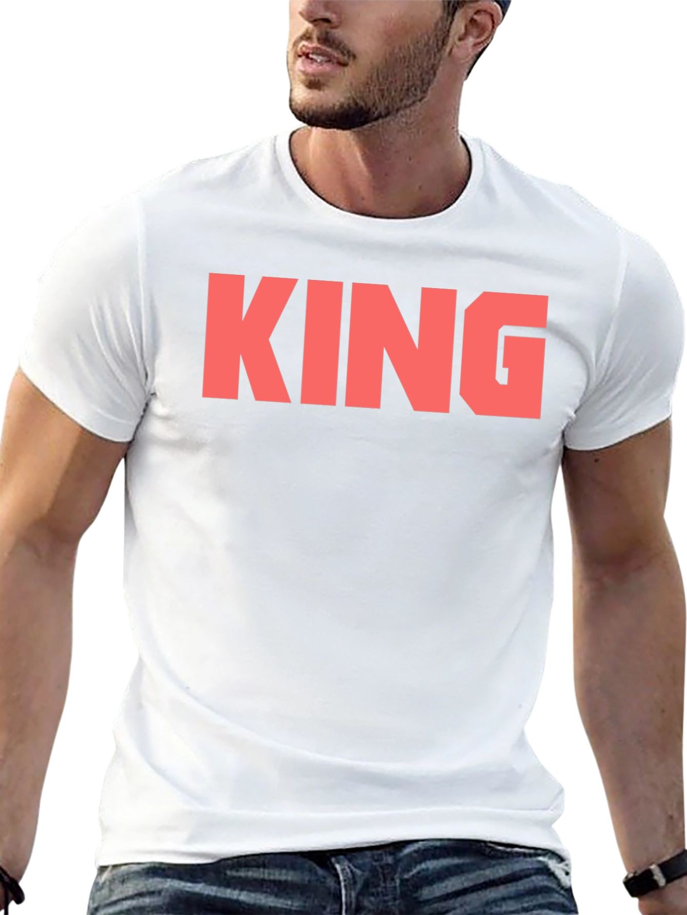 KING Bold Graphic Tee - Black