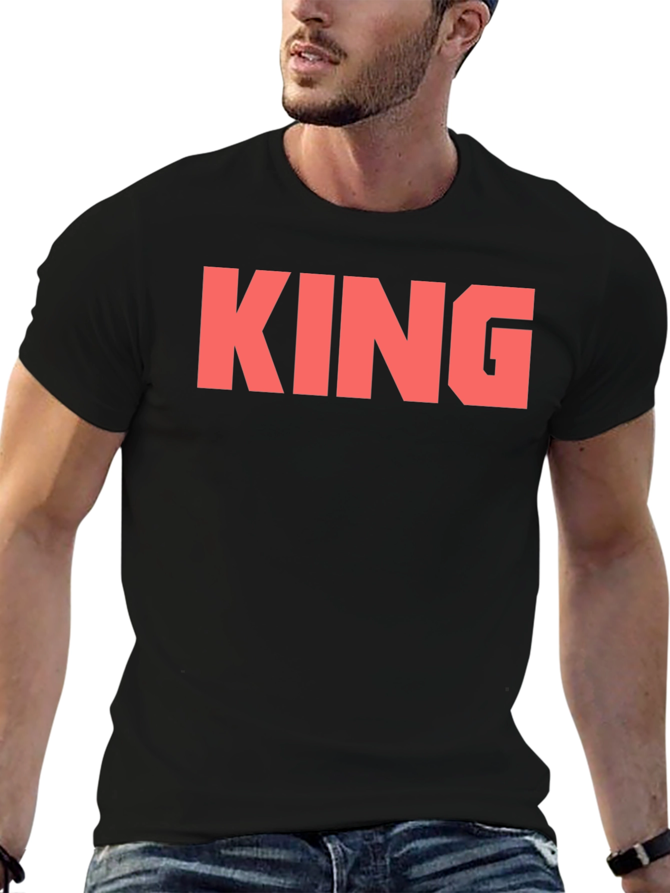 KING Bold Graphic Tee - Black