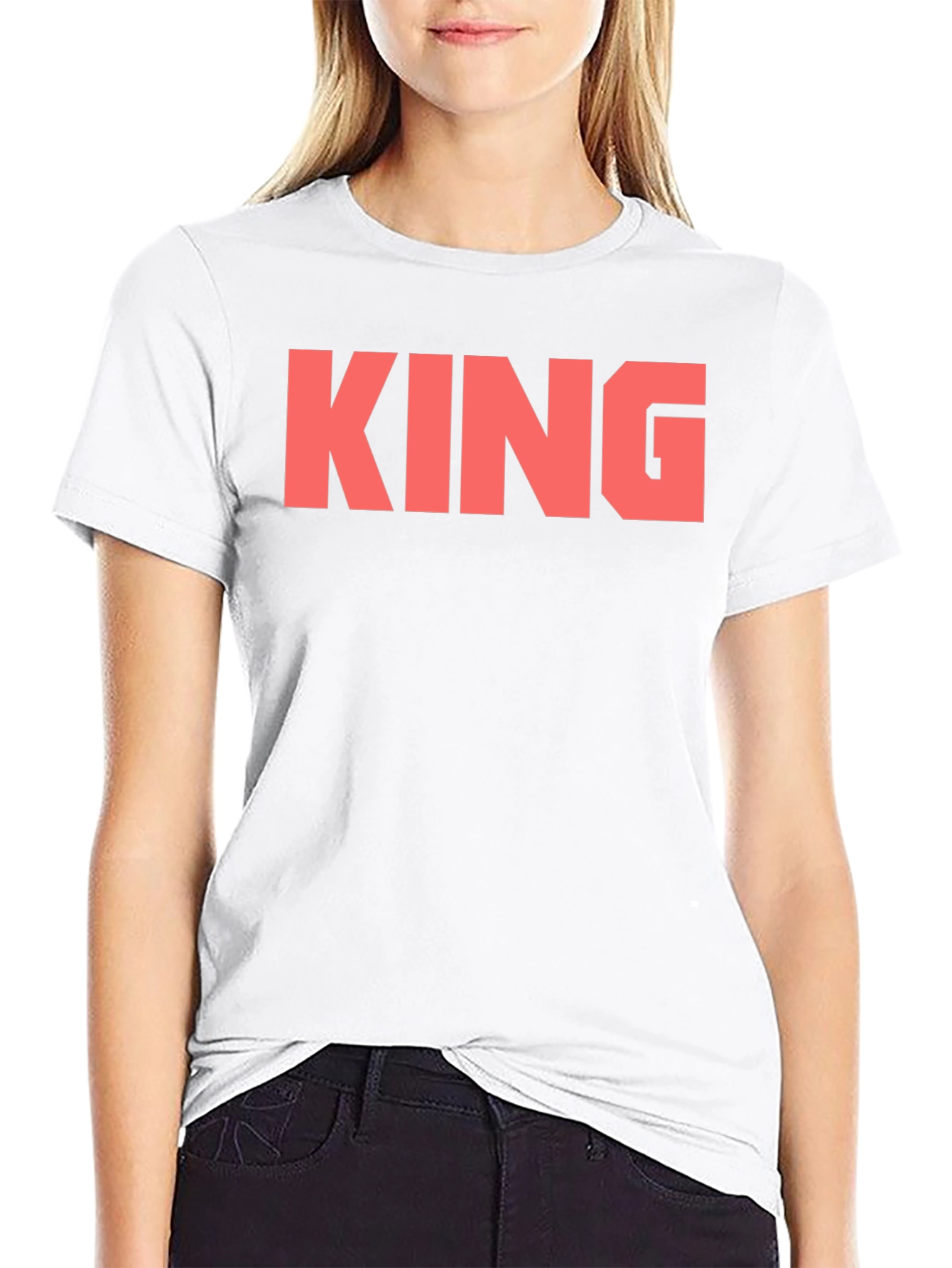 KING Bold Graphic Tee - Black