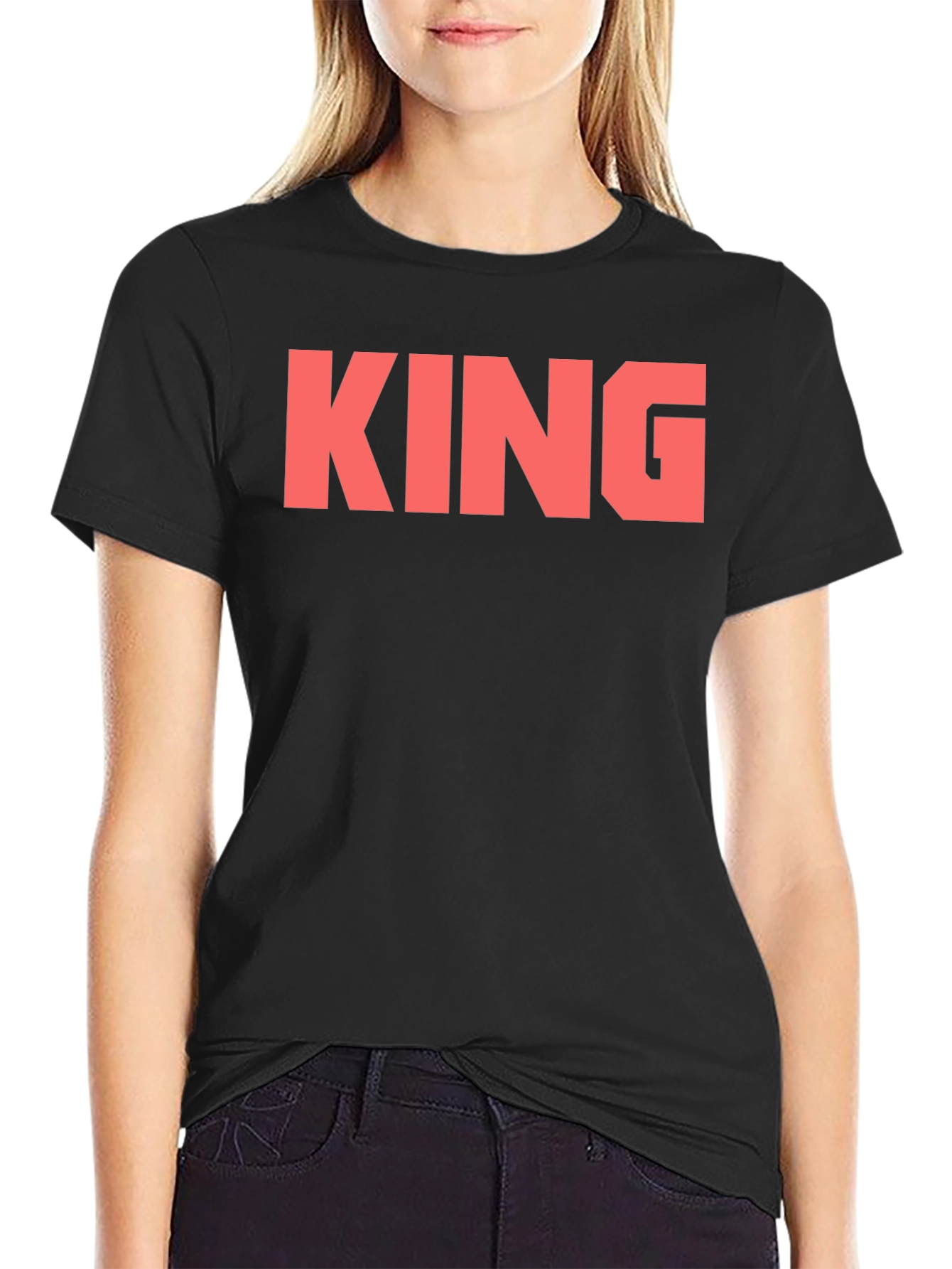 KING Bold Graphic Tee - Black