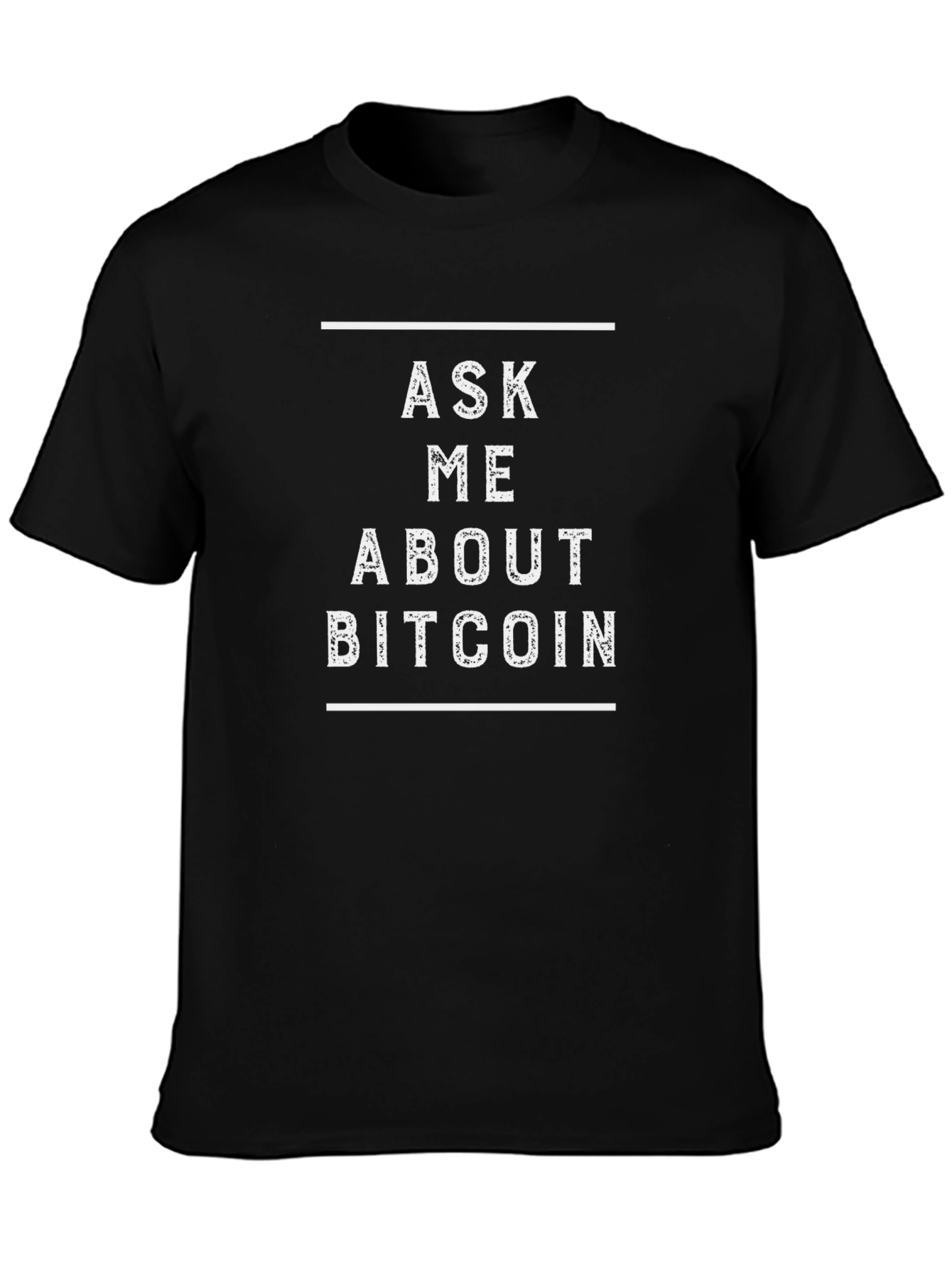 Ask Me About Bitcoin T-Shirt Crypto Tee