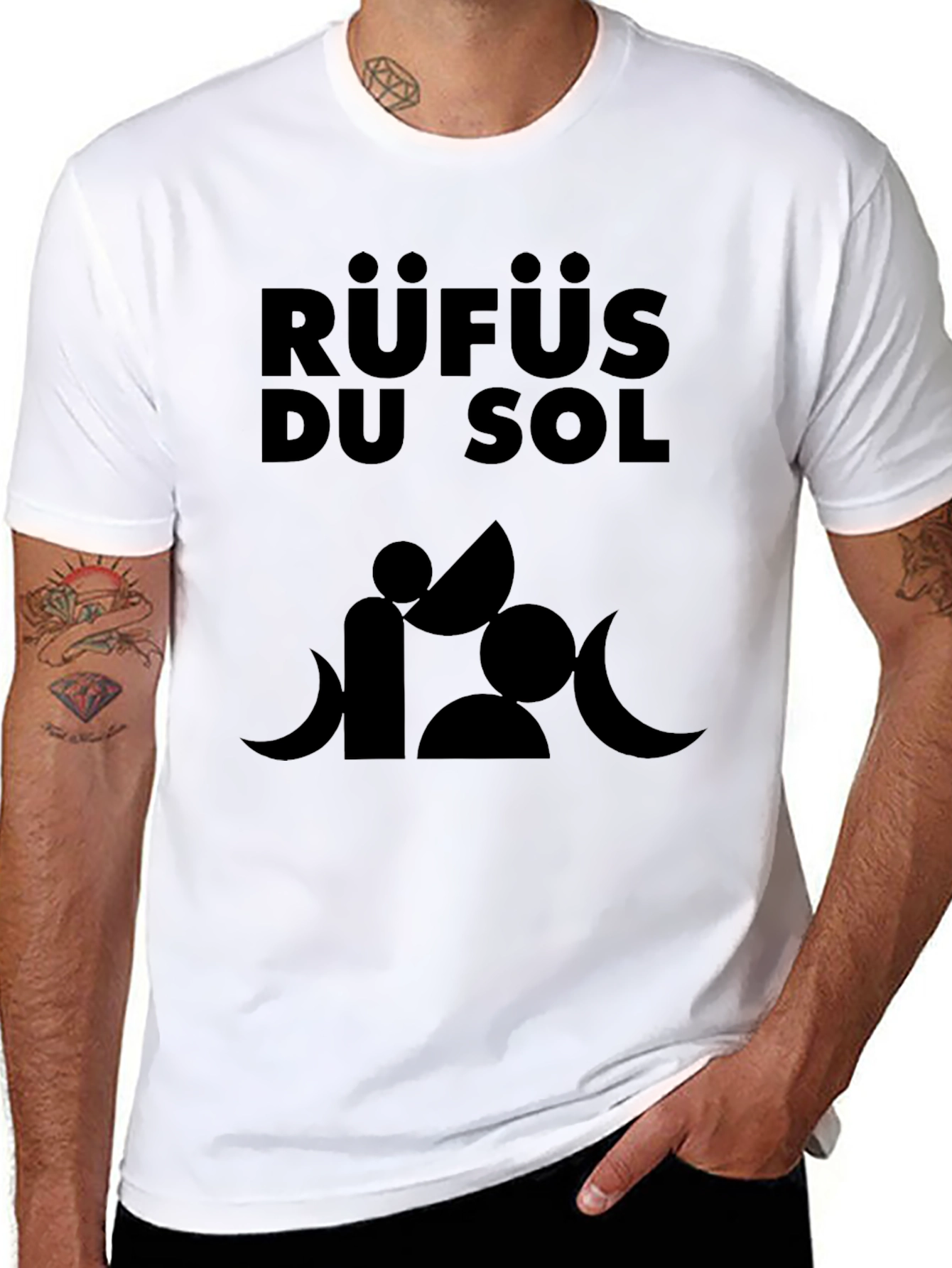 Rufus Du Sol Black Graphic T-Shirt