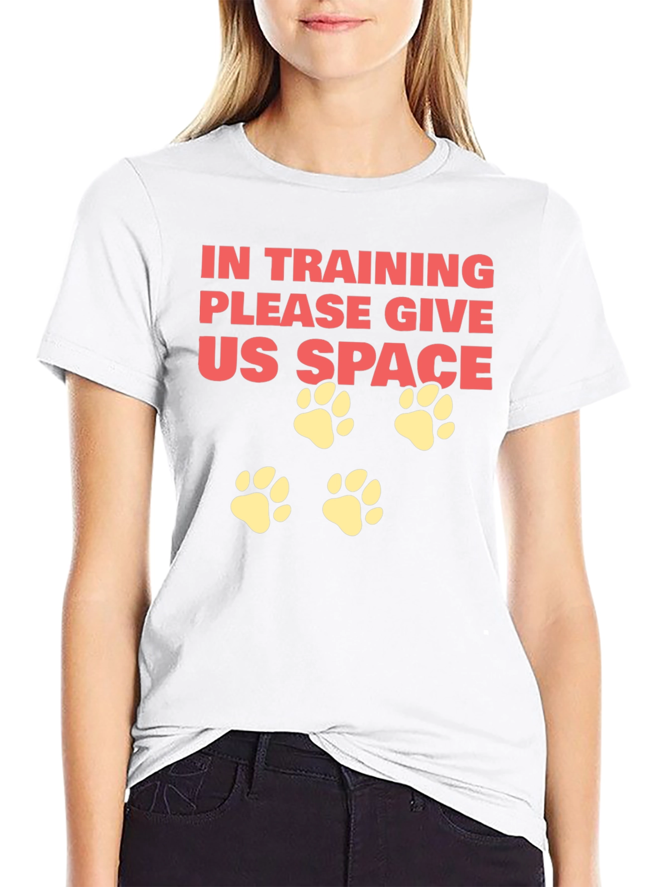 In Training Dog Paw Print T-Shirt