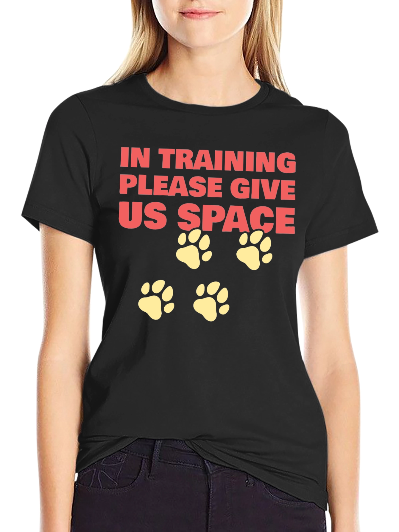 In Training Dog Paw Print T-Shirt