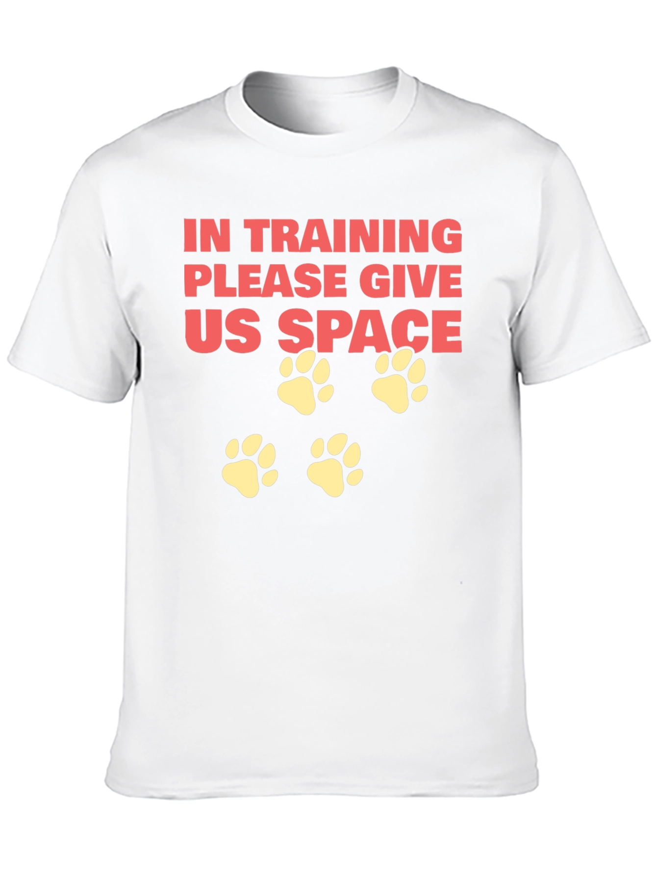In Training Dog Paw Print T-Shirt