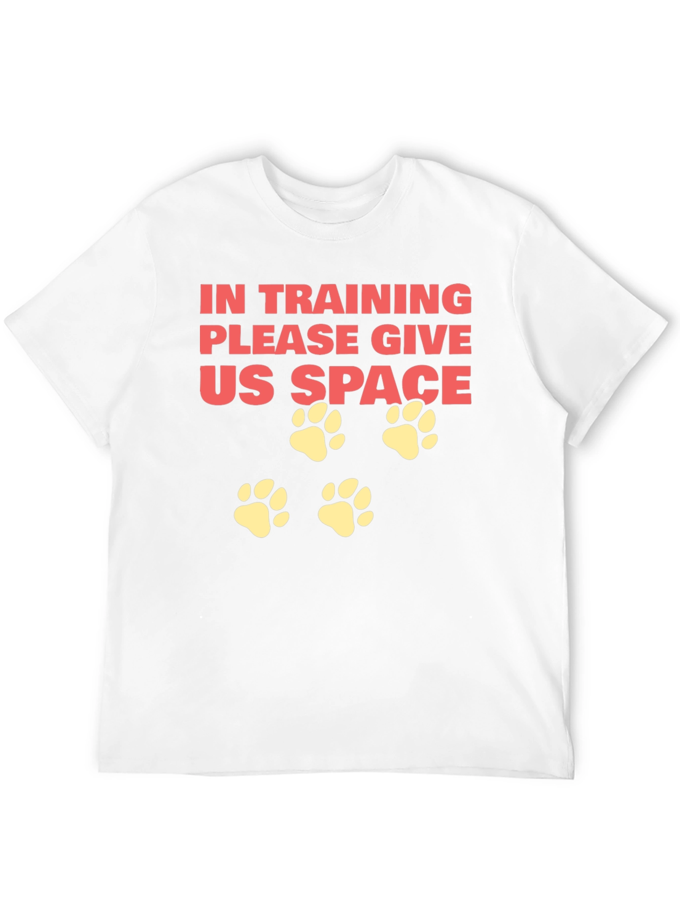 In Training Dog Paw Print T-Shirt