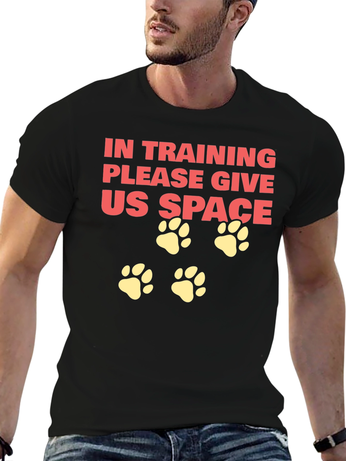 In Training Dog Paw Print T-Shirt
