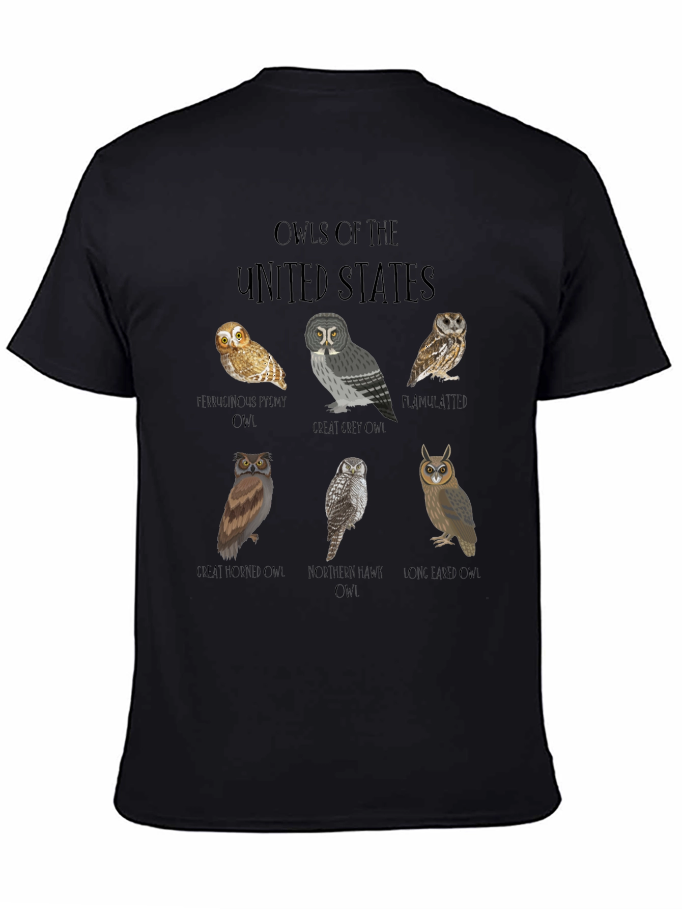 Owls of the United States T-Shirt