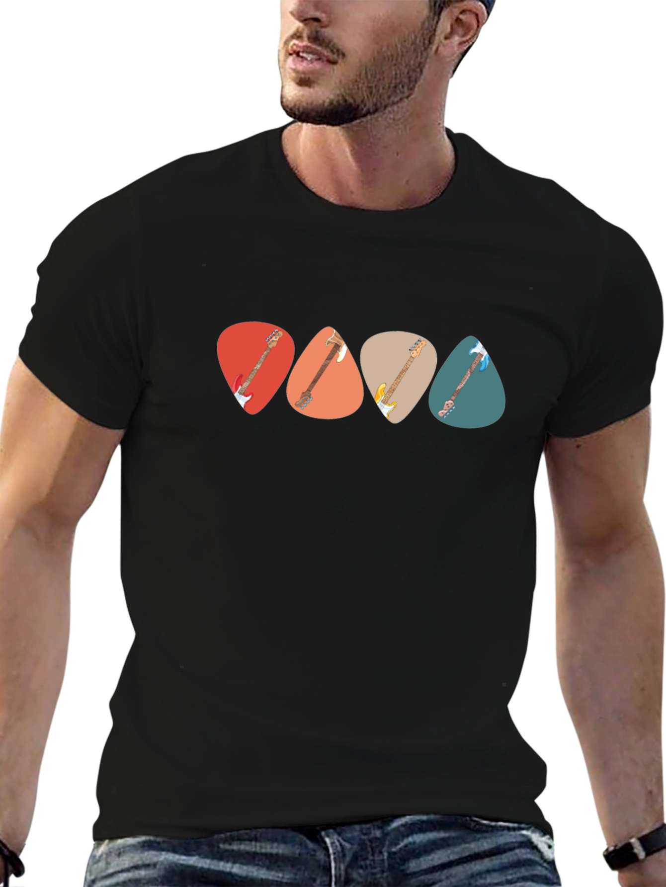 Guitar Pick T-Shirt - Music Lover Tee