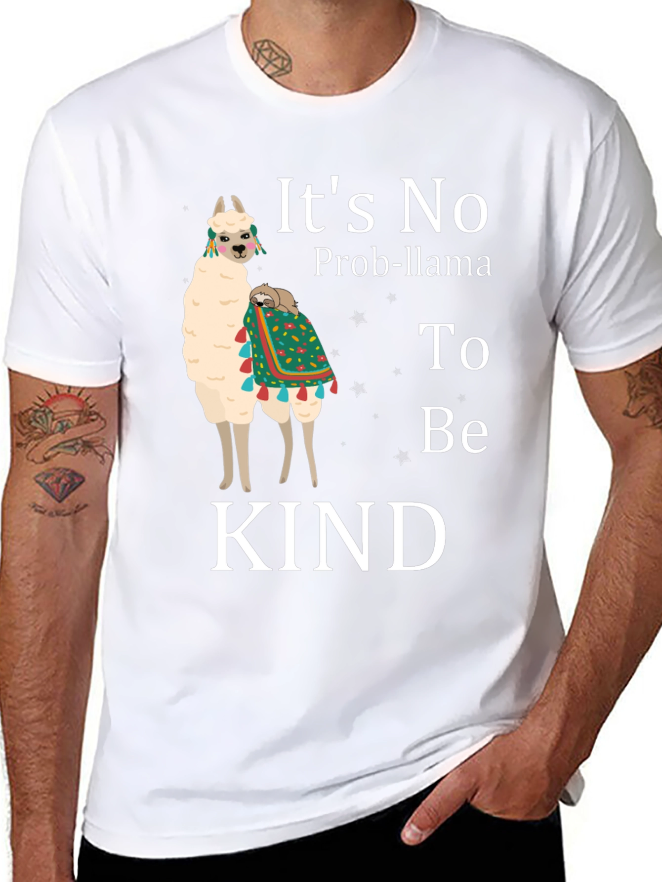 Its No Prob-Llama To Be Kind T-Shirt