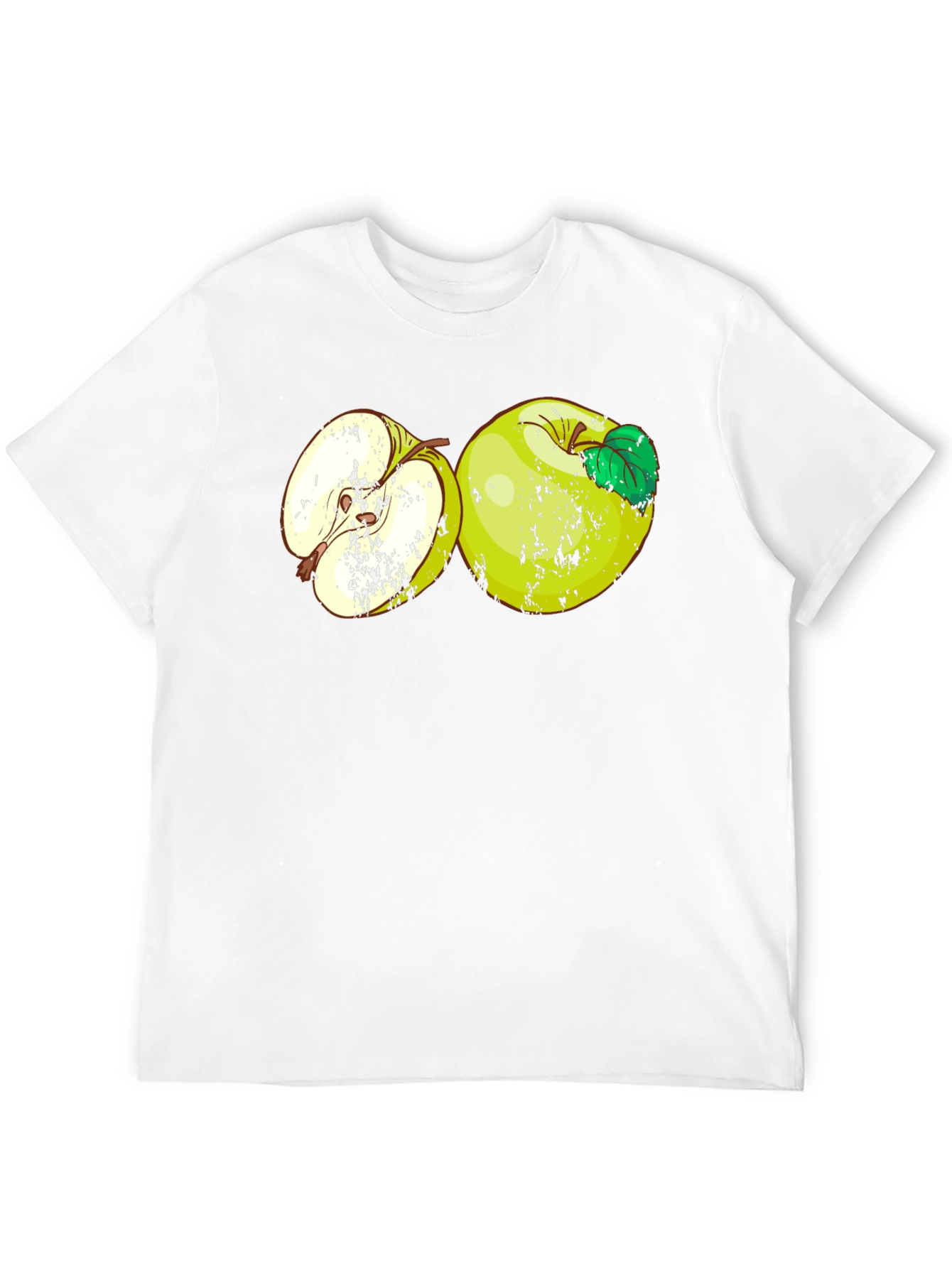 Apple Graphic T-Shirt - Casual Black Tee