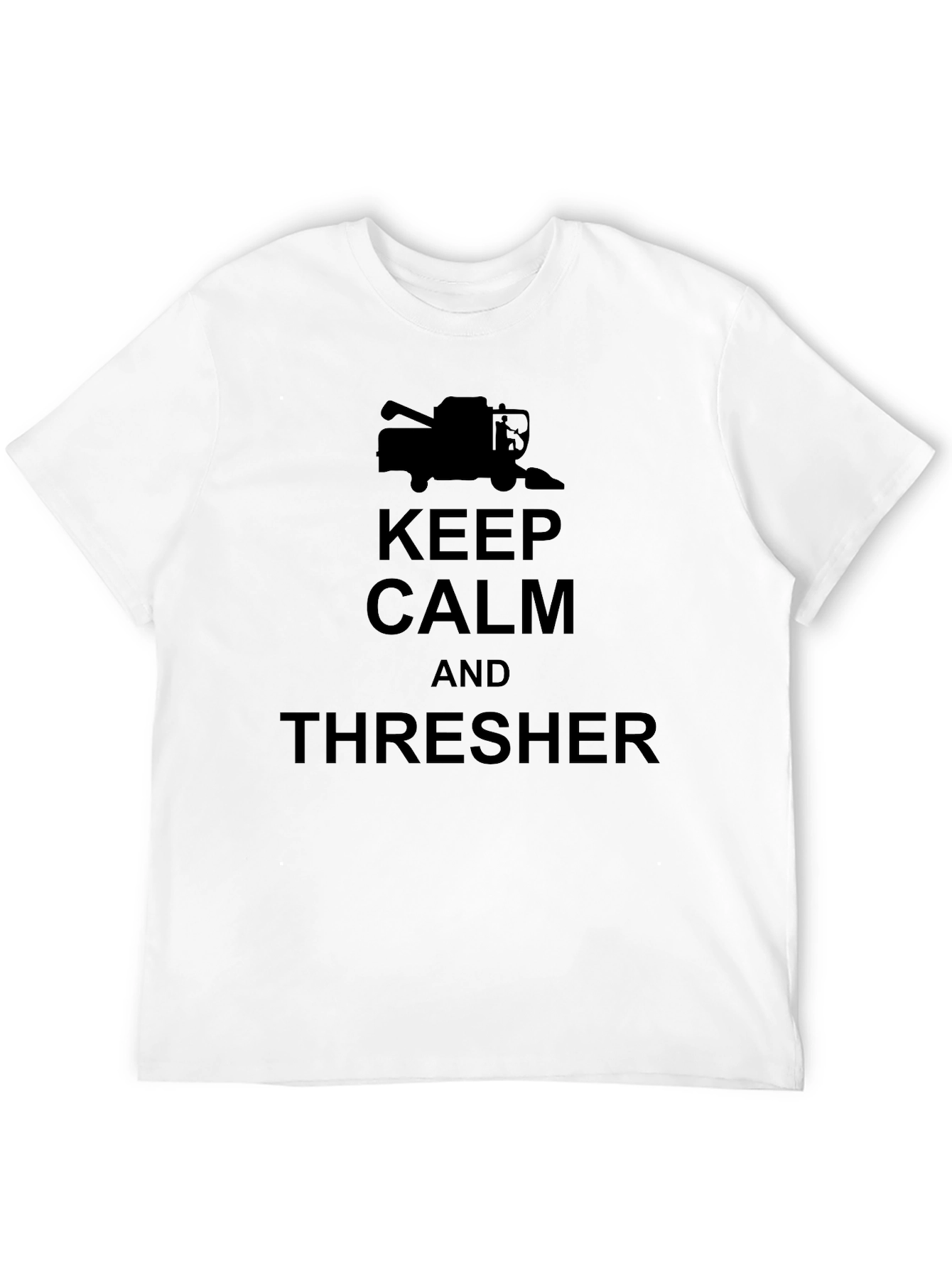 Keep Calm and Thresher Black T-Shirt