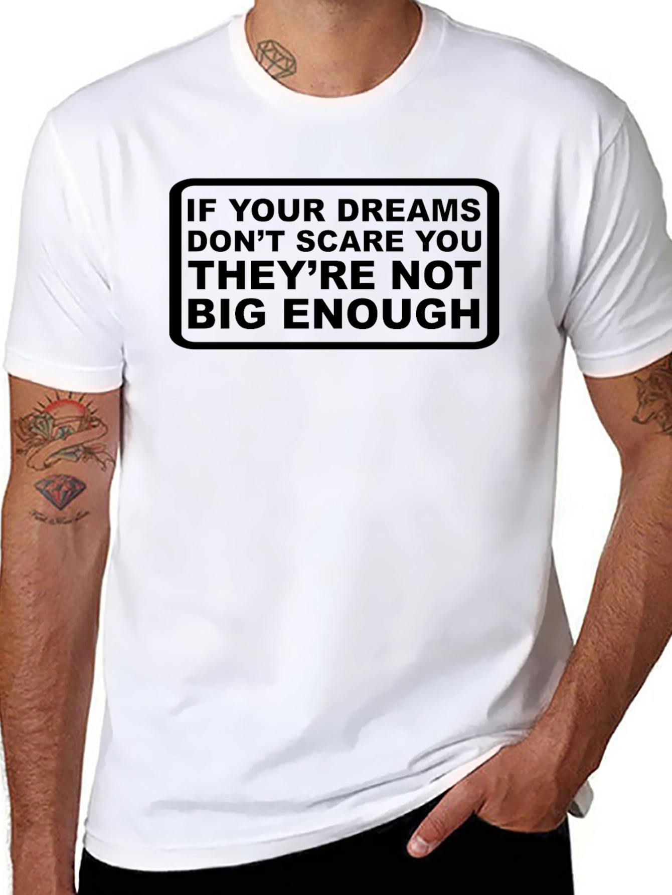 Motivational T-Shirt: Big Dreams Bold Style