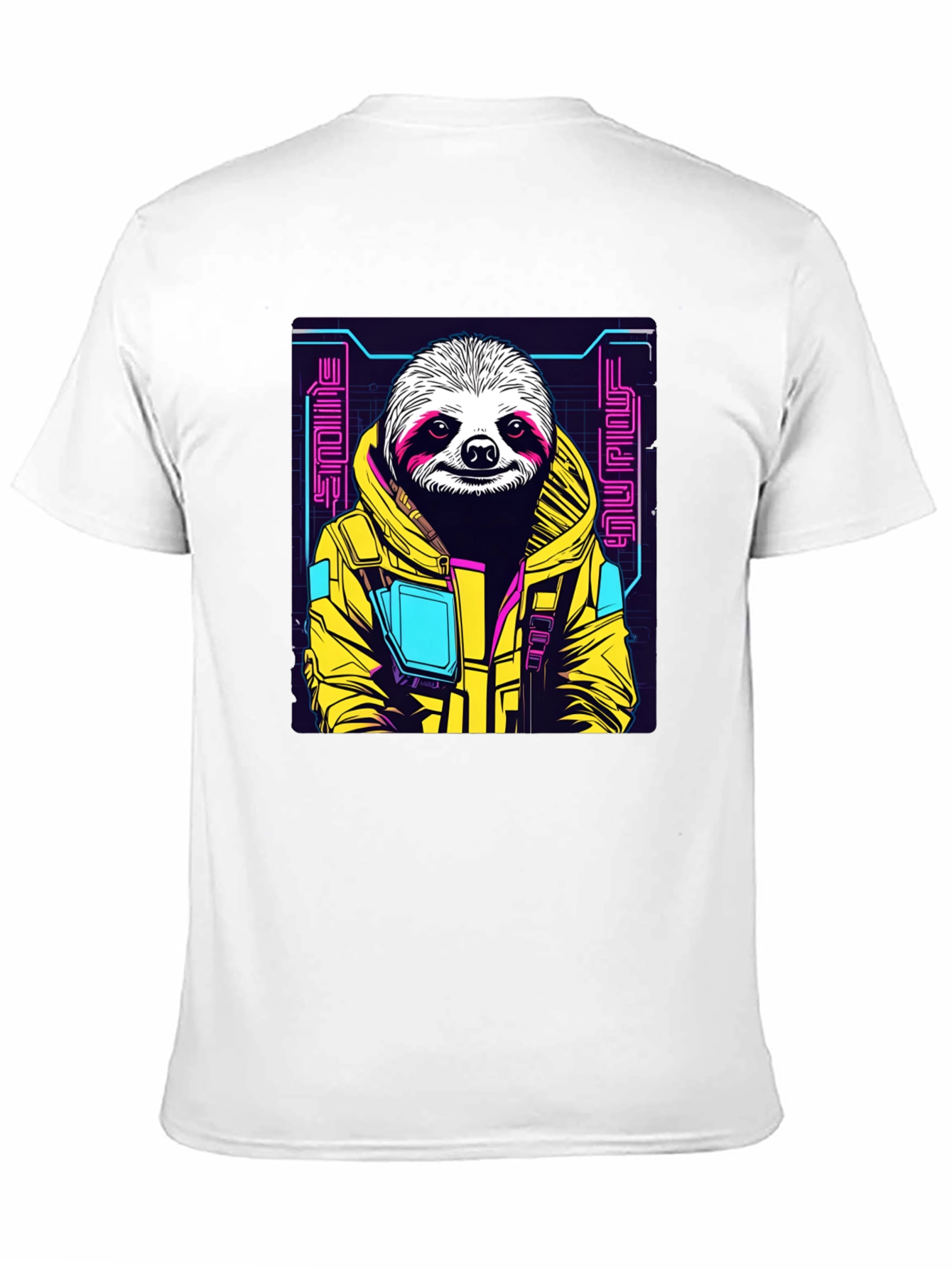 Cyber Sloth Graphic T-Shirt - Unique Design