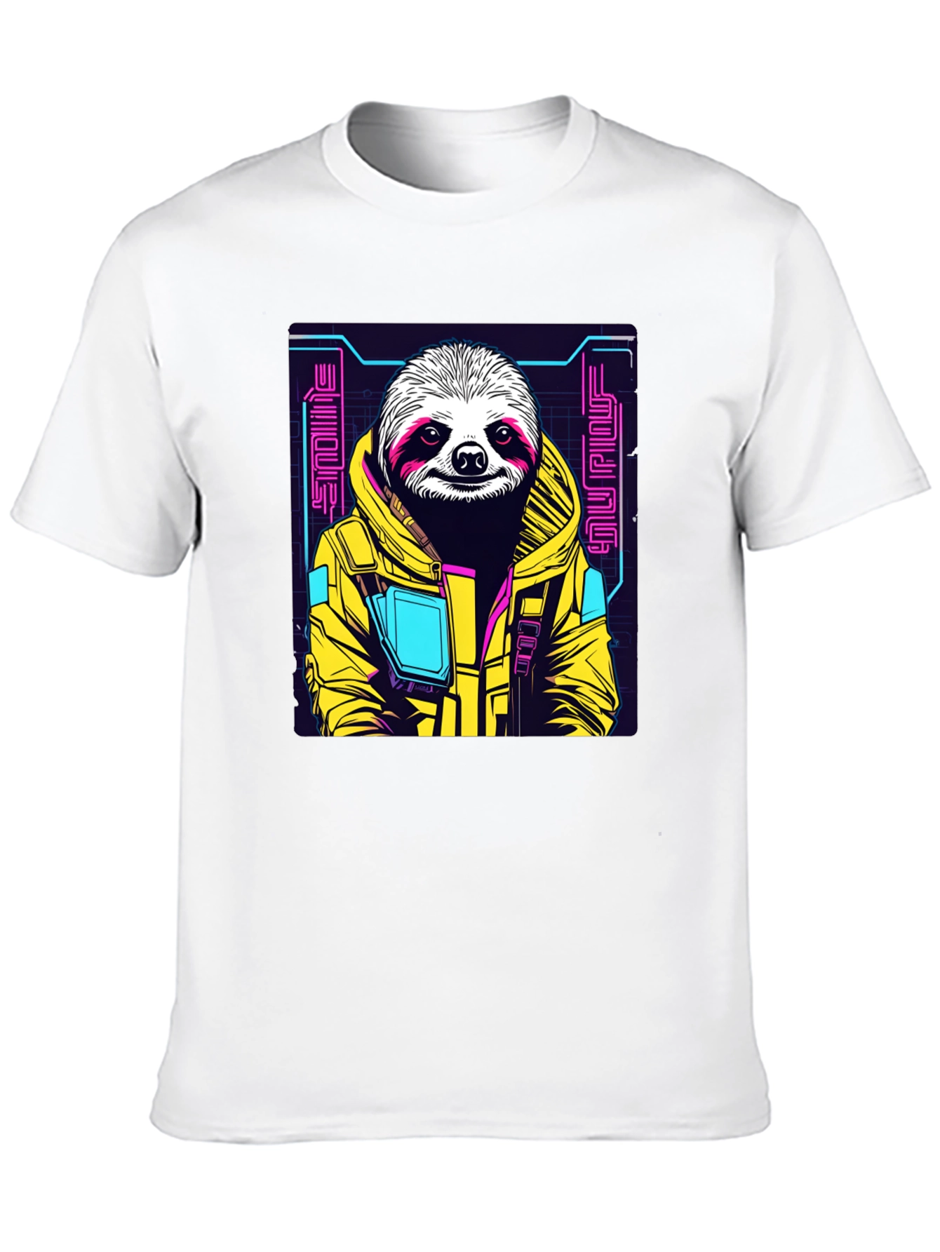 Cyber Sloth Graphic T-Shirt - Unique Design